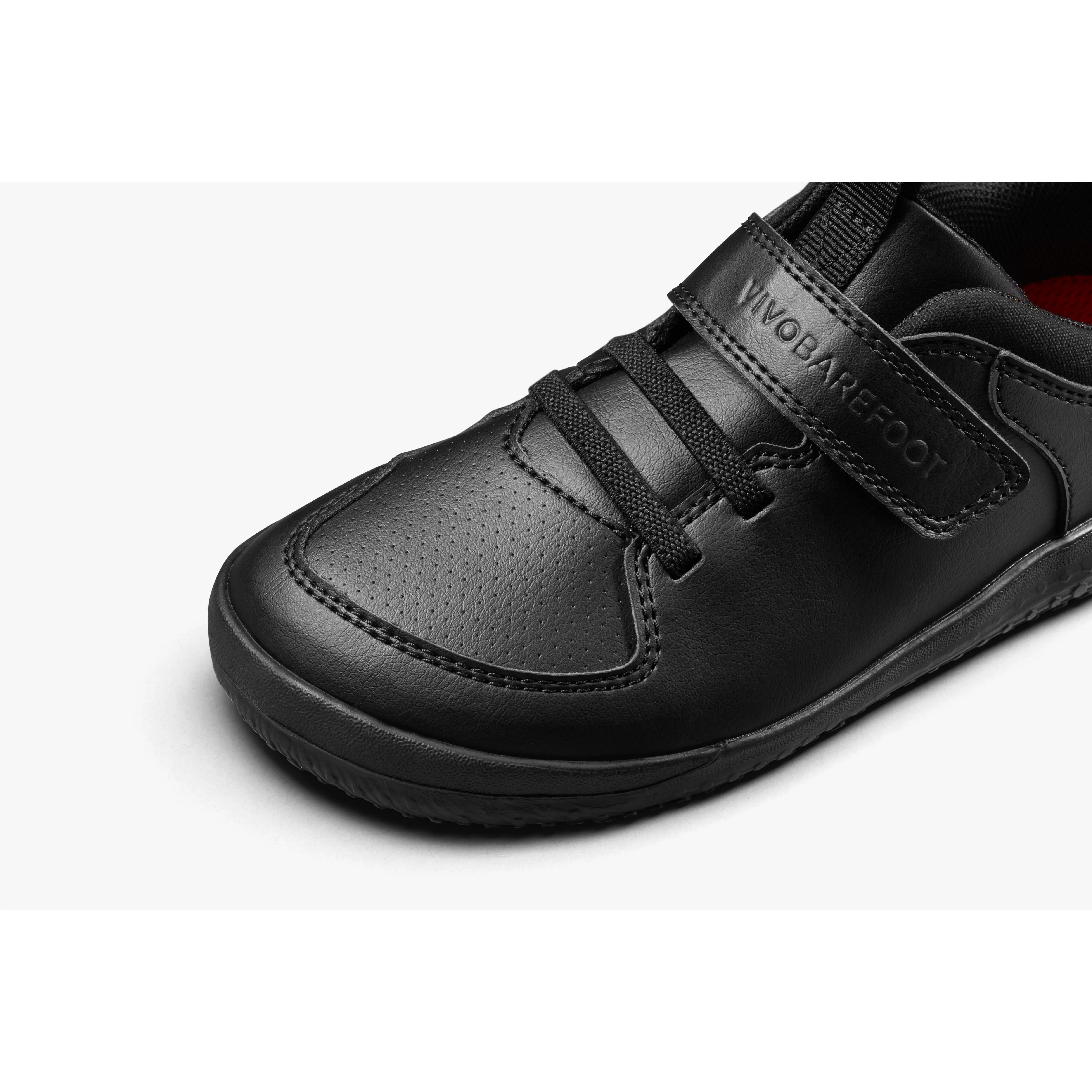 Vivobarefoot Primus Ludo School Animal-Free Kids  Obsidian