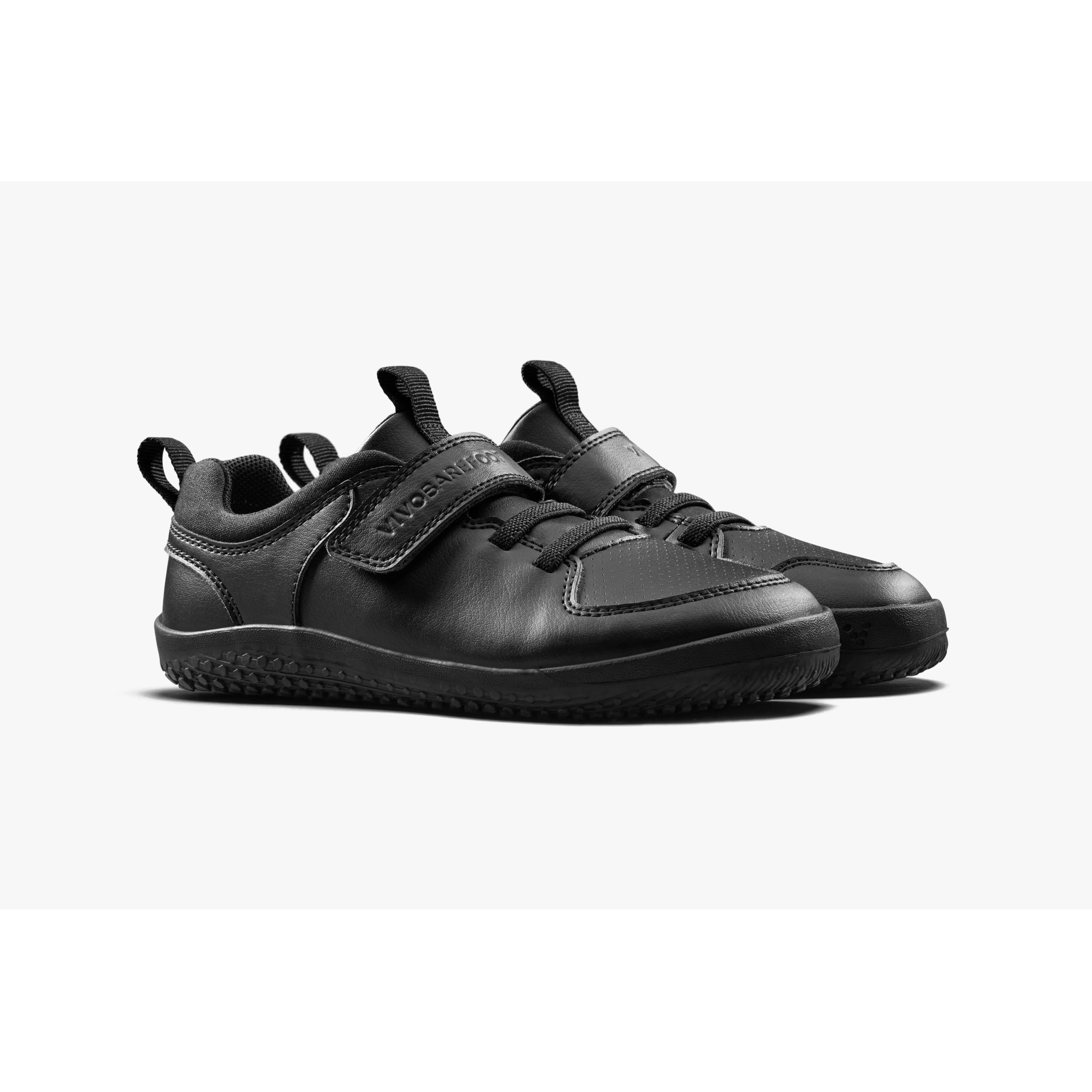 Vivobarefoot Primus Ludo School Animal-Free Kids  Obsidian