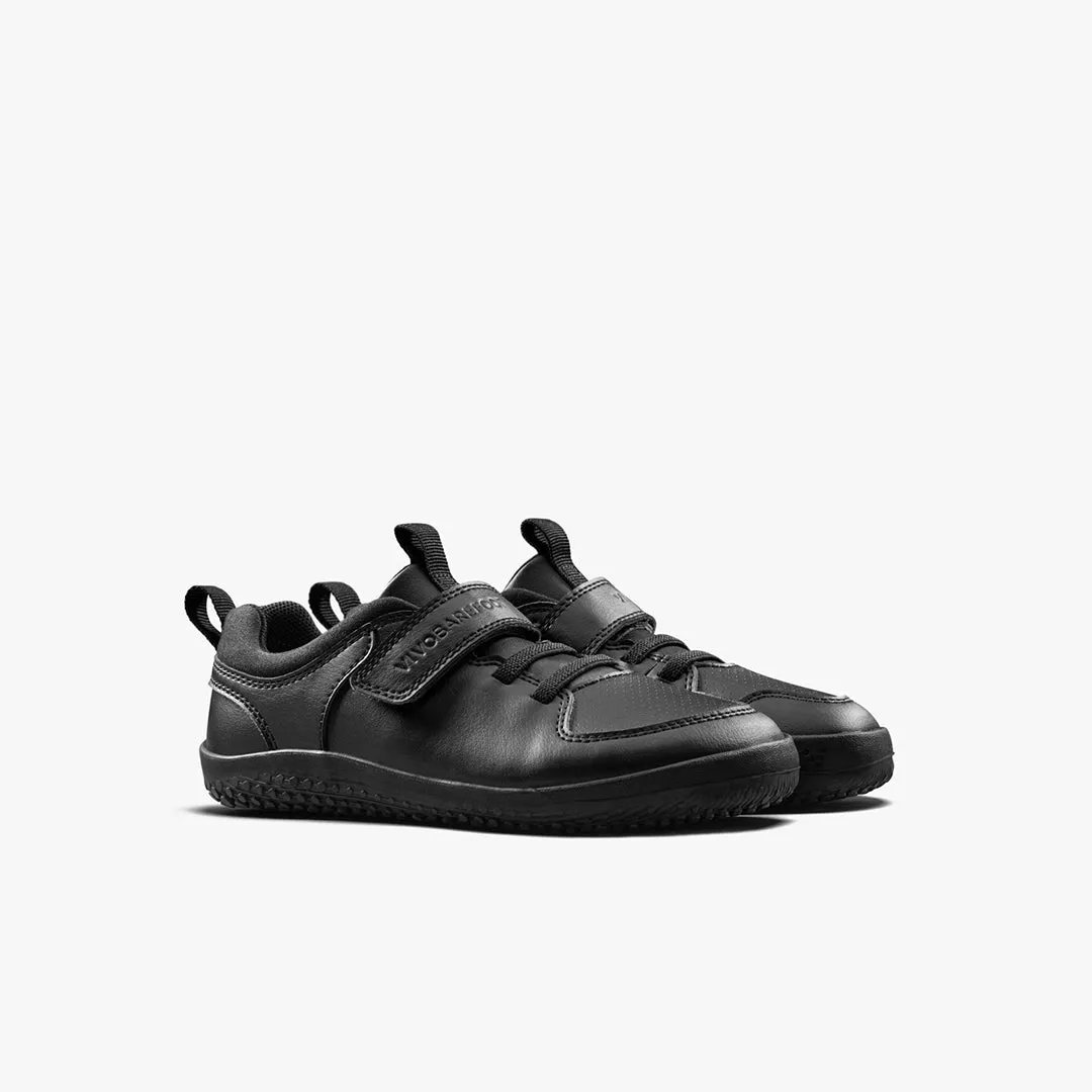 Vivobarefoot Primus Ludo School Animal-Free Preschool  Obsidian