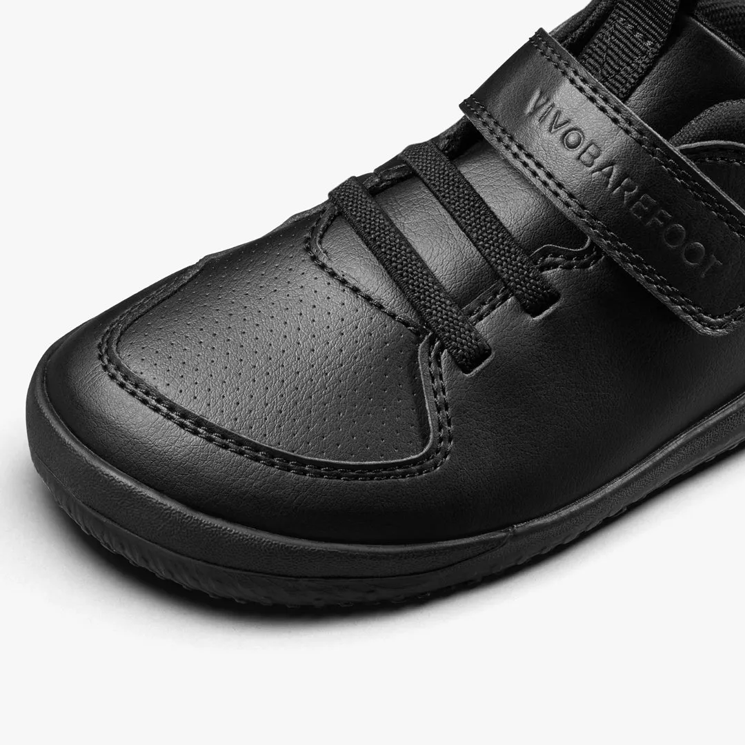 Vivobarefoot Primus Ludo School Animal-Free Preschool  Obsidian