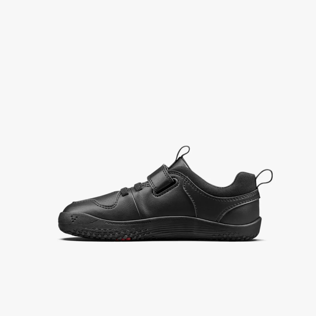 Vivobarefoot Primus Ludo School Animal-Free Preschool  Obsidian