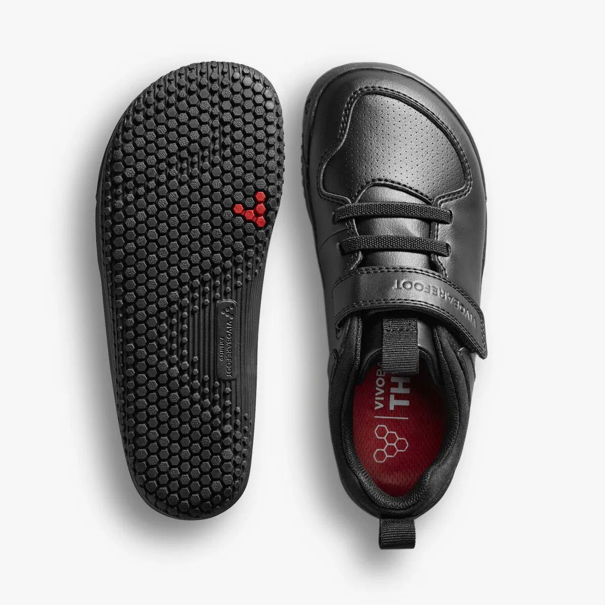 Vivobarefoot Primus Ludo School Animal-Free Preschool  Obsidian