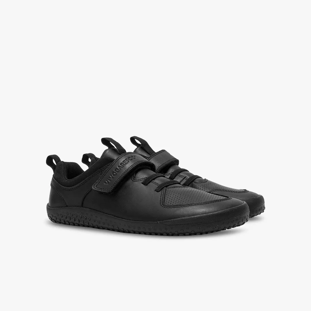 Vivobarefoot Primus Ludo School Juniors  Obsidian
