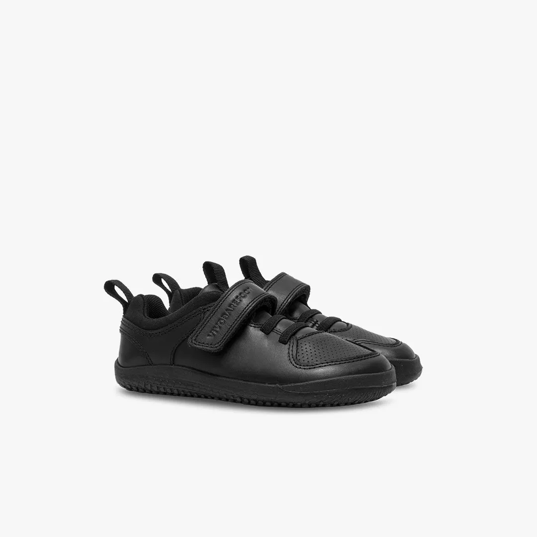 Vivobarefoot Primus Ludo School Preschool  Obsidian
