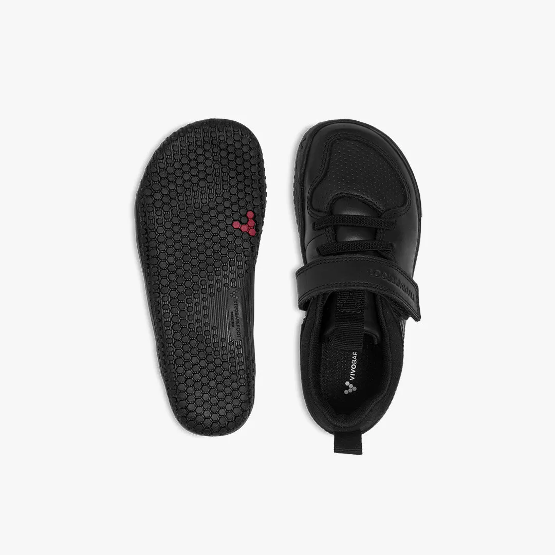 Vivobarefoot Primus Ludo School Preschool  Obsidian