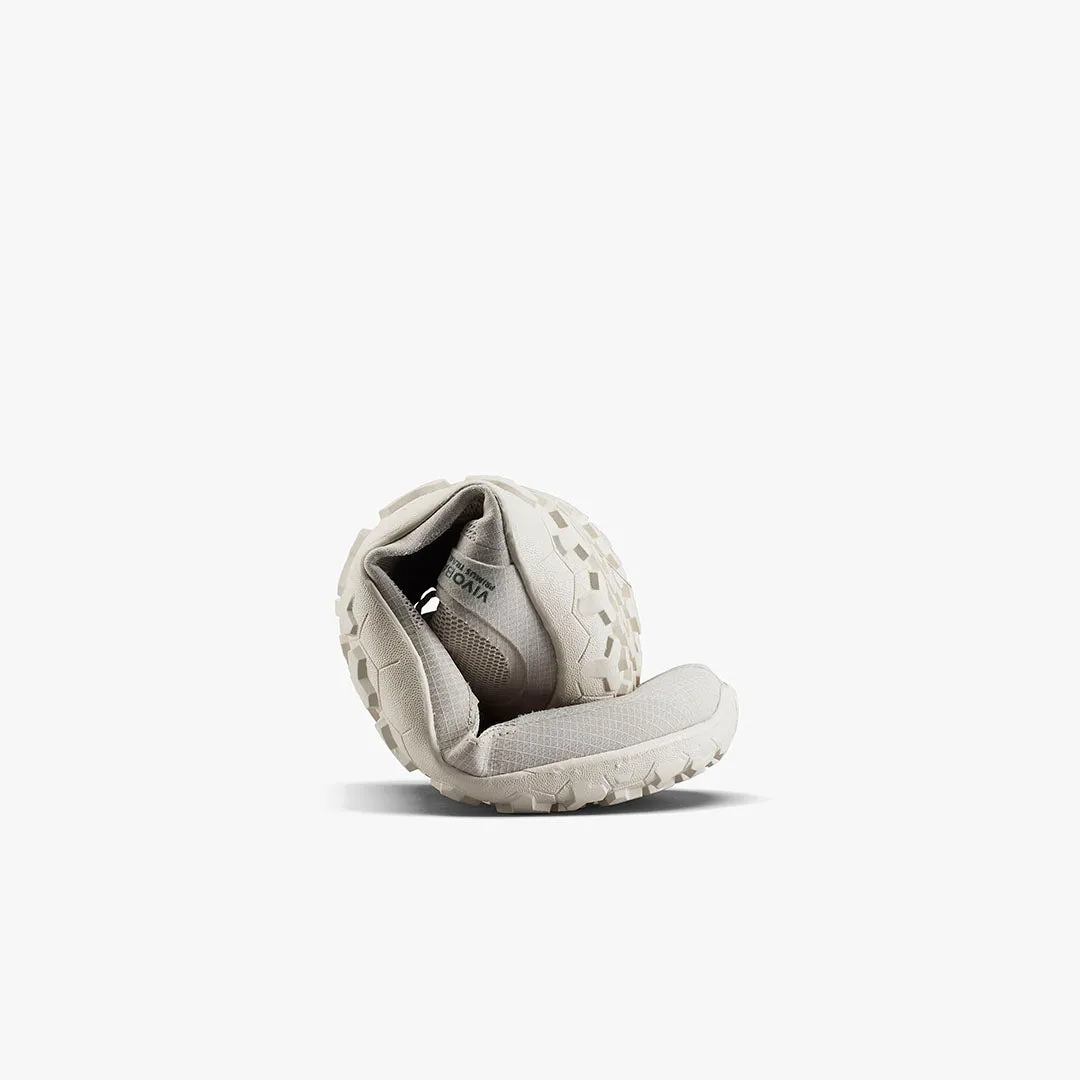 Vivobarefoot Primus Trail FG 3.5 Mens  Silver Birch