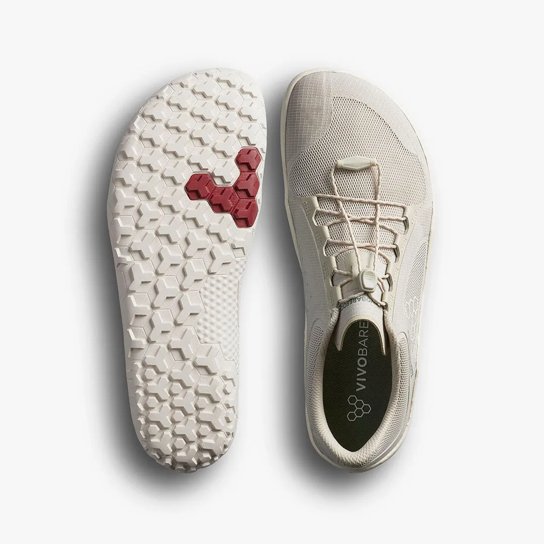 Vivobarefoot Primus Trail FG 3.5 Mens  Silver Birch