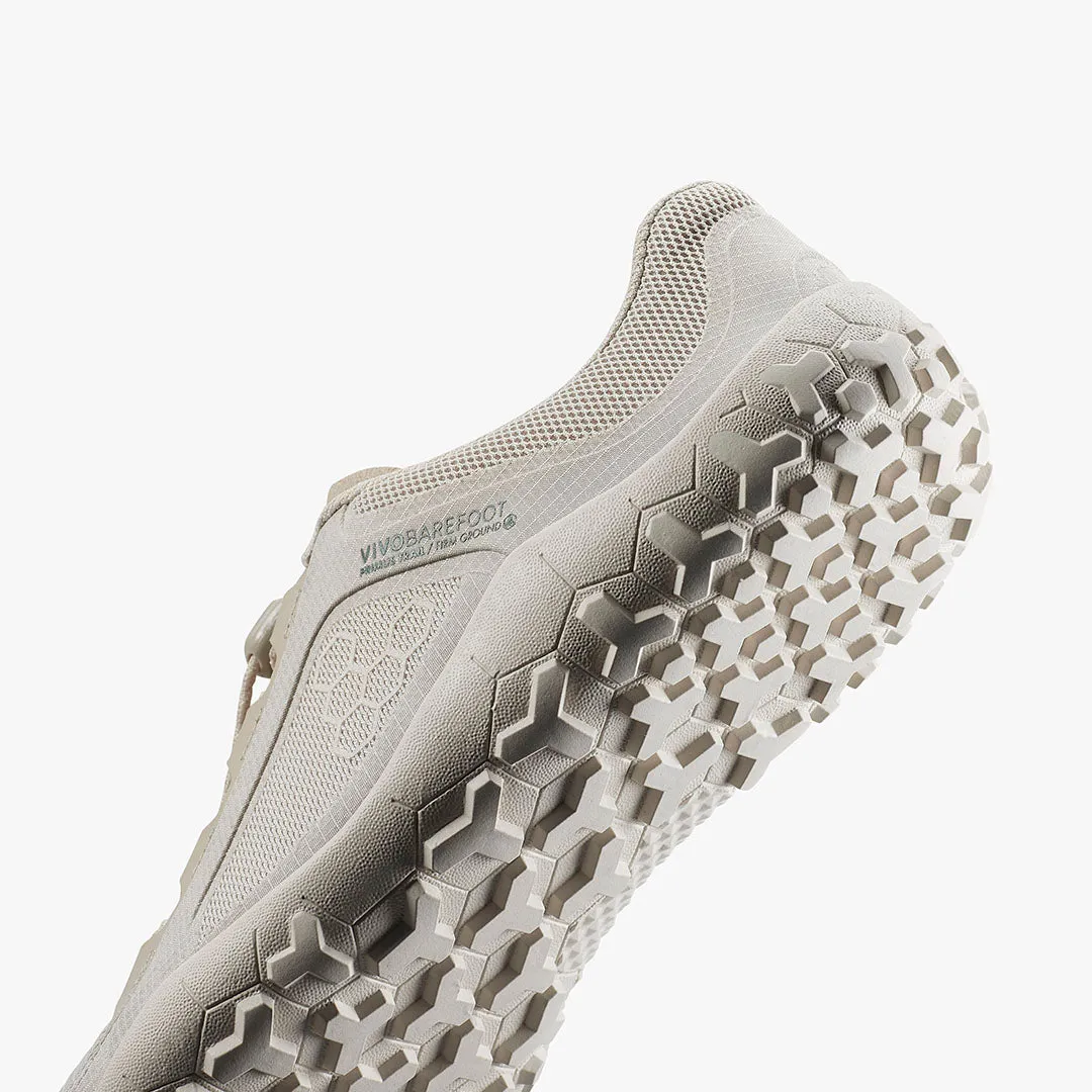 Vivobarefoot Primus Trail FG 3.5 Mens  Silver Birch