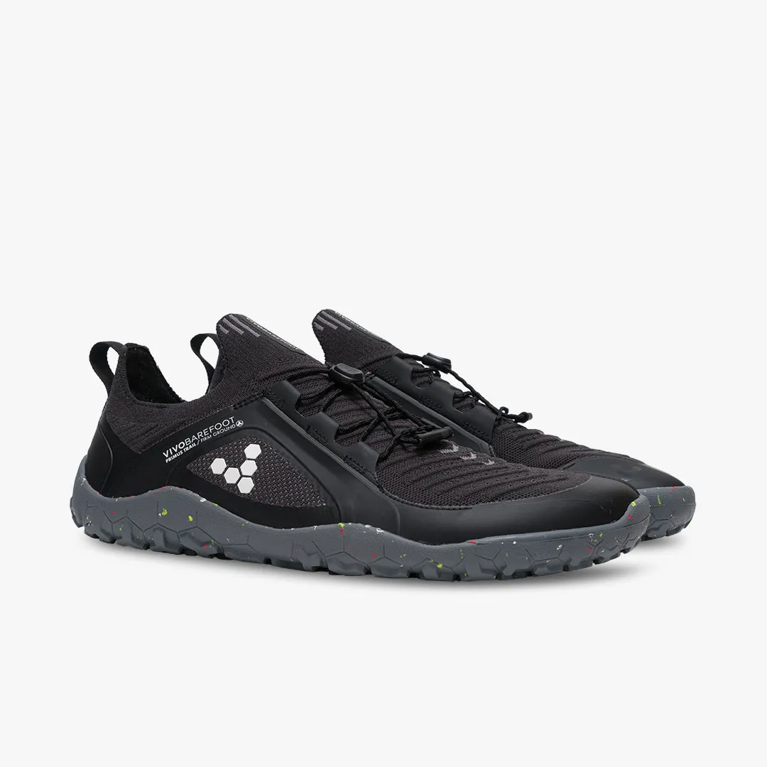 Vivobarefoot Primus Trail Knit FG Mens  Obsidian/Grey