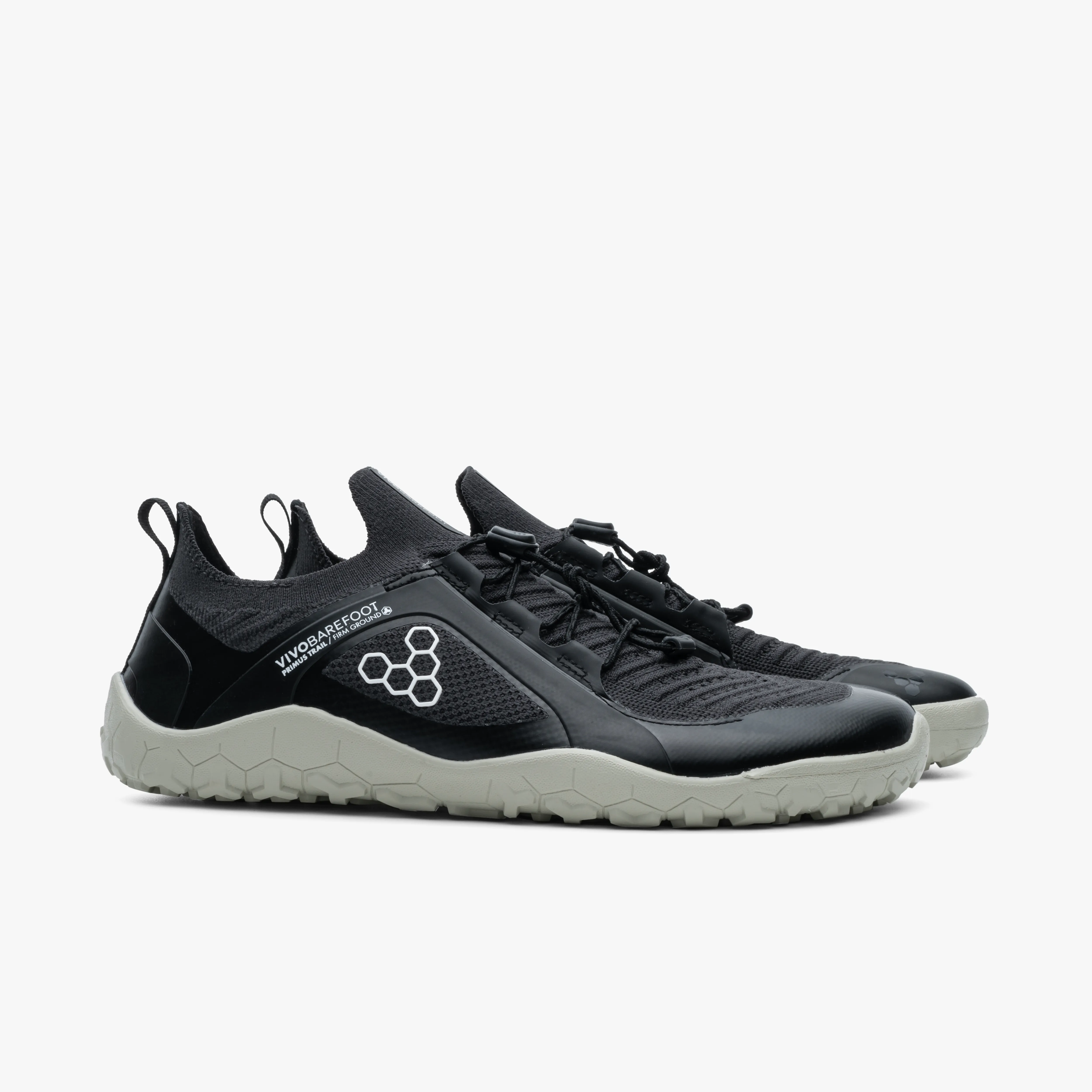 Vivobarefoot Primus Trail Knit FG Mens  Obsidian/Pelican
