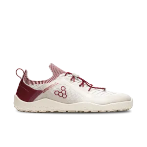 Vivobarefoot Primus Trail Knit FG Womens  Limestone/Rumba Red