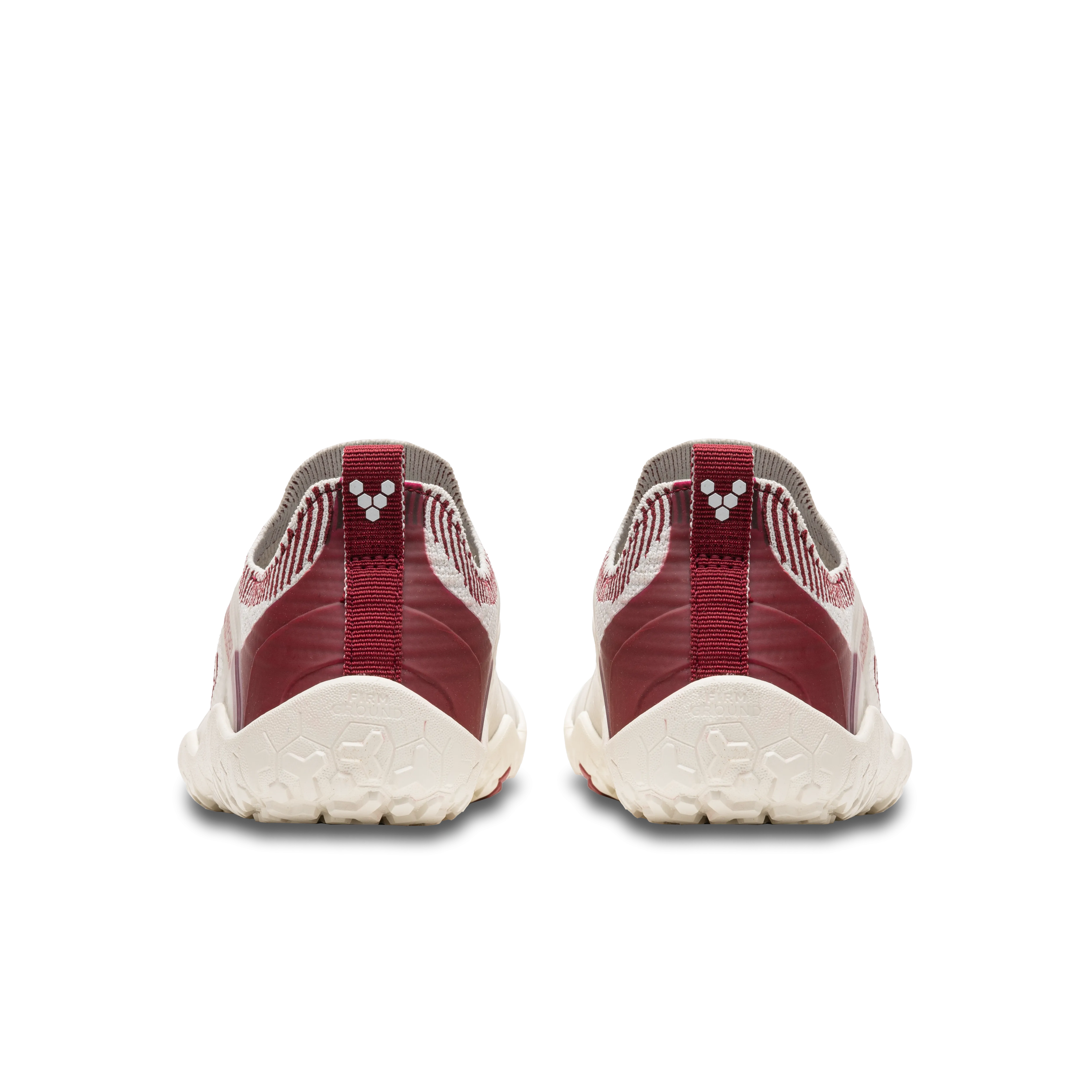 Vivobarefoot Primus Trail Knit FG Womens  Limestone/Rumba Red