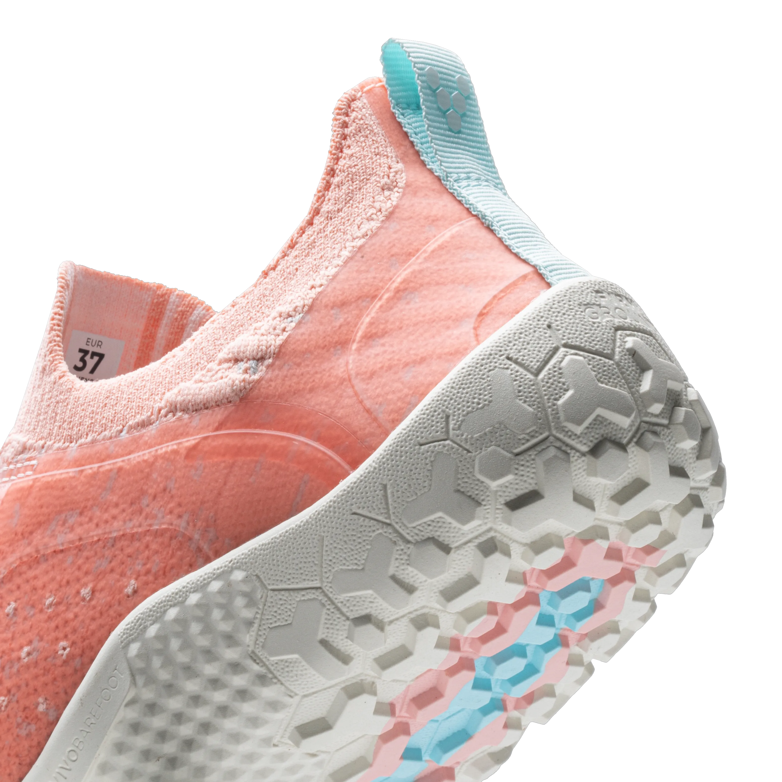 Vivobarefoot Primus Trail Knit FG Womens  Peach Melba