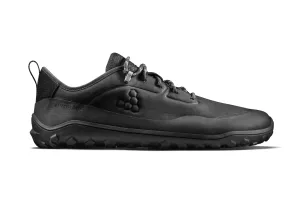 Vivobarefoot Tracker Leather Low Mens  Obsidian