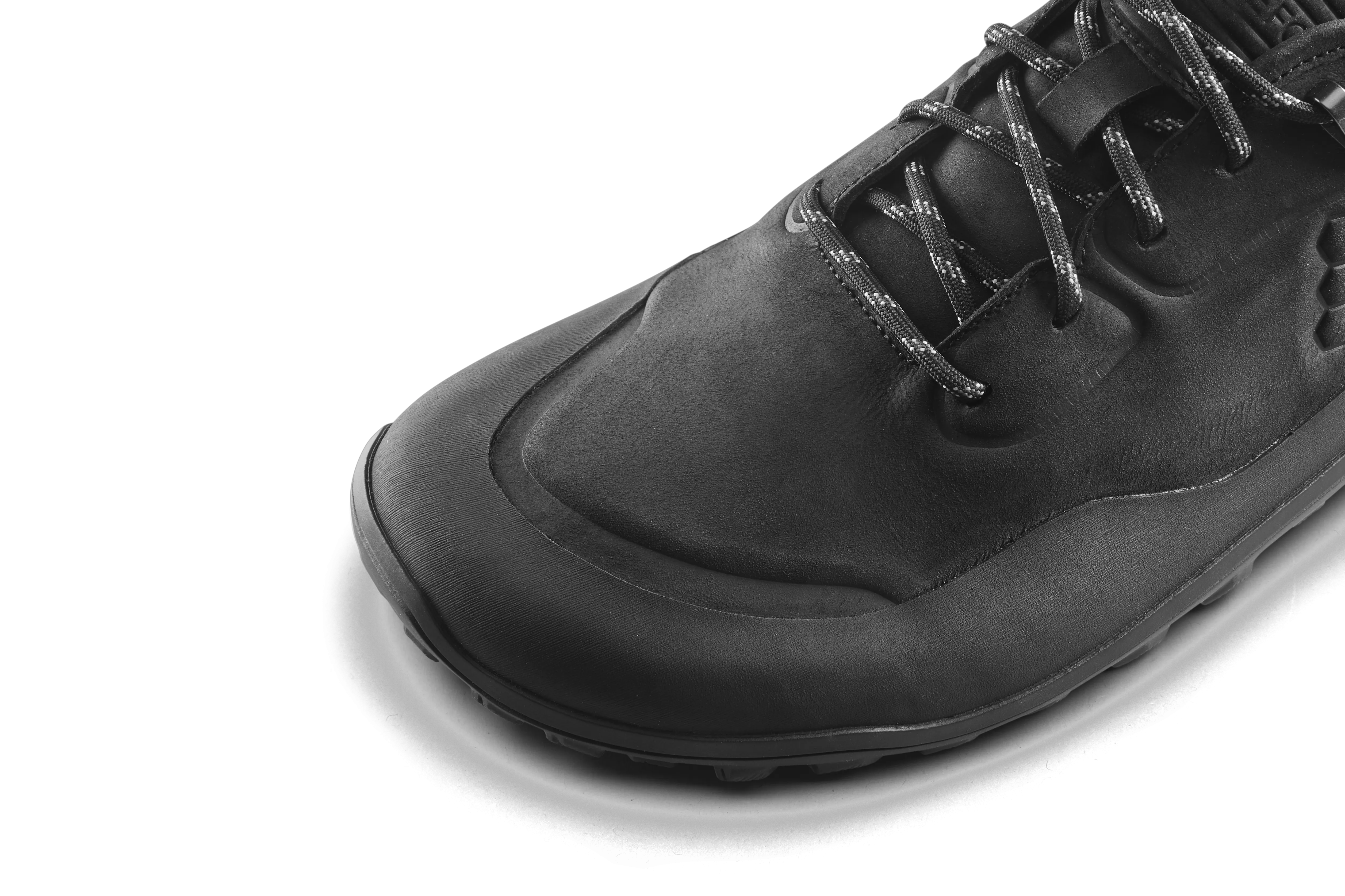 Vivobarefoot Tracker Leather Low Mens  Obsidian