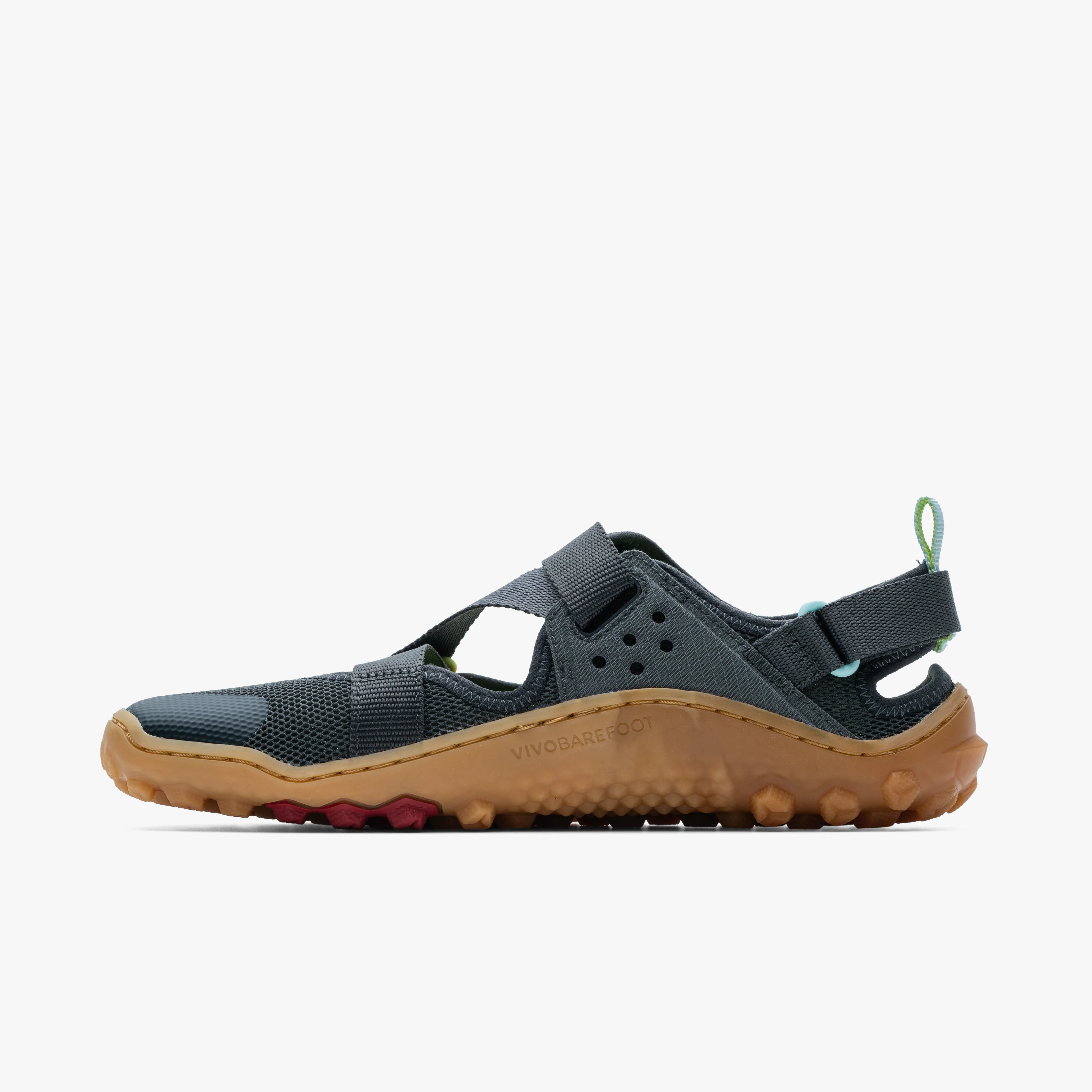 Vivobarefoot Tracker Sandal Mens  Charcoal/Gum