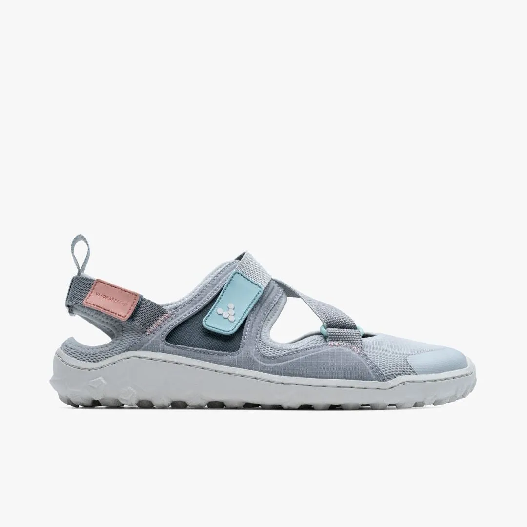Vivobarefoot Tracker Sandal Womens  Glacier Grey