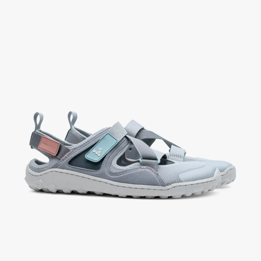 Vivobarefoot Tracker Sandal Womens  Glacier Grey