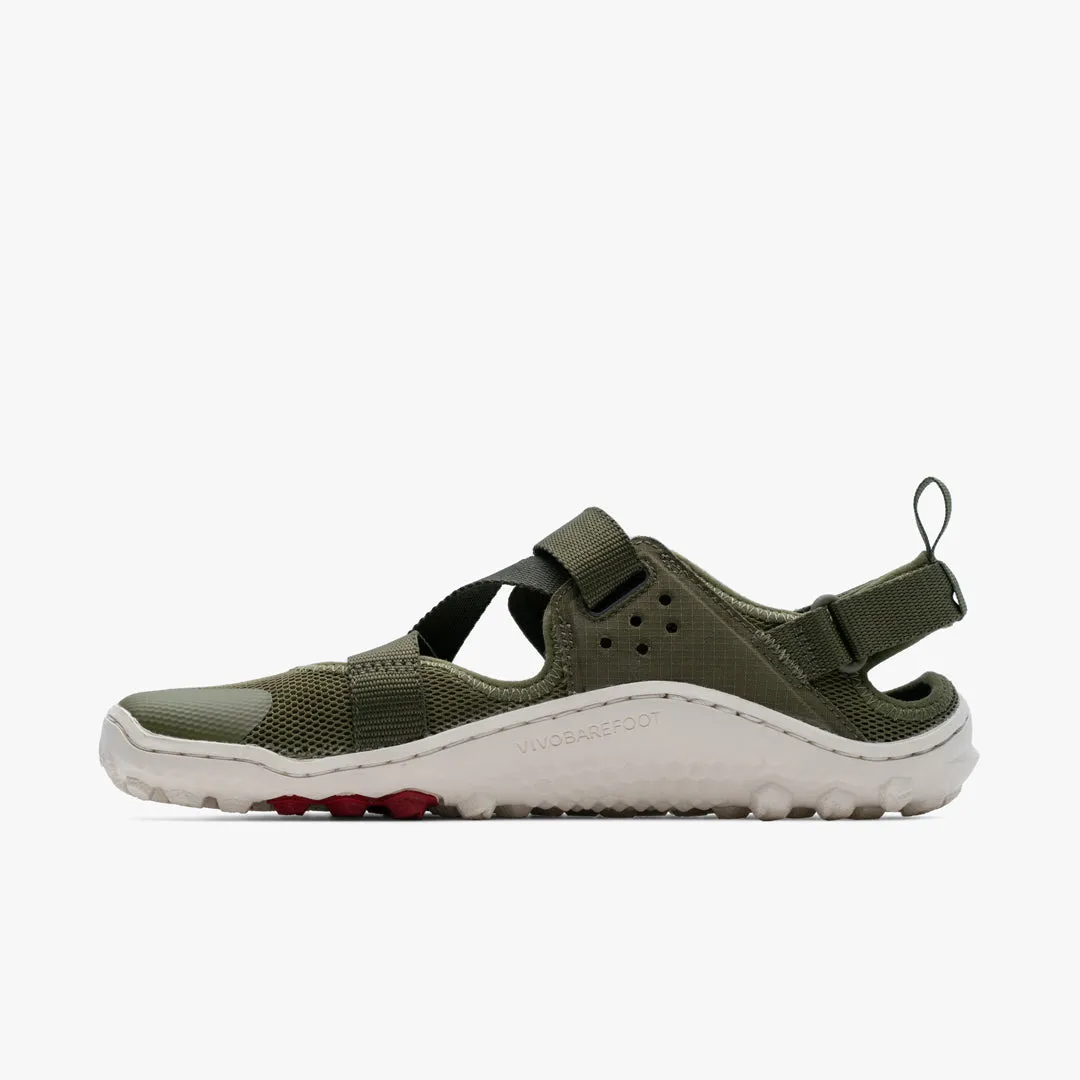 Vivobarefoot Tracker Sandal Womens  Olive