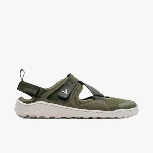 Vivobarefoot Tracker Sandal Womens  Olive
