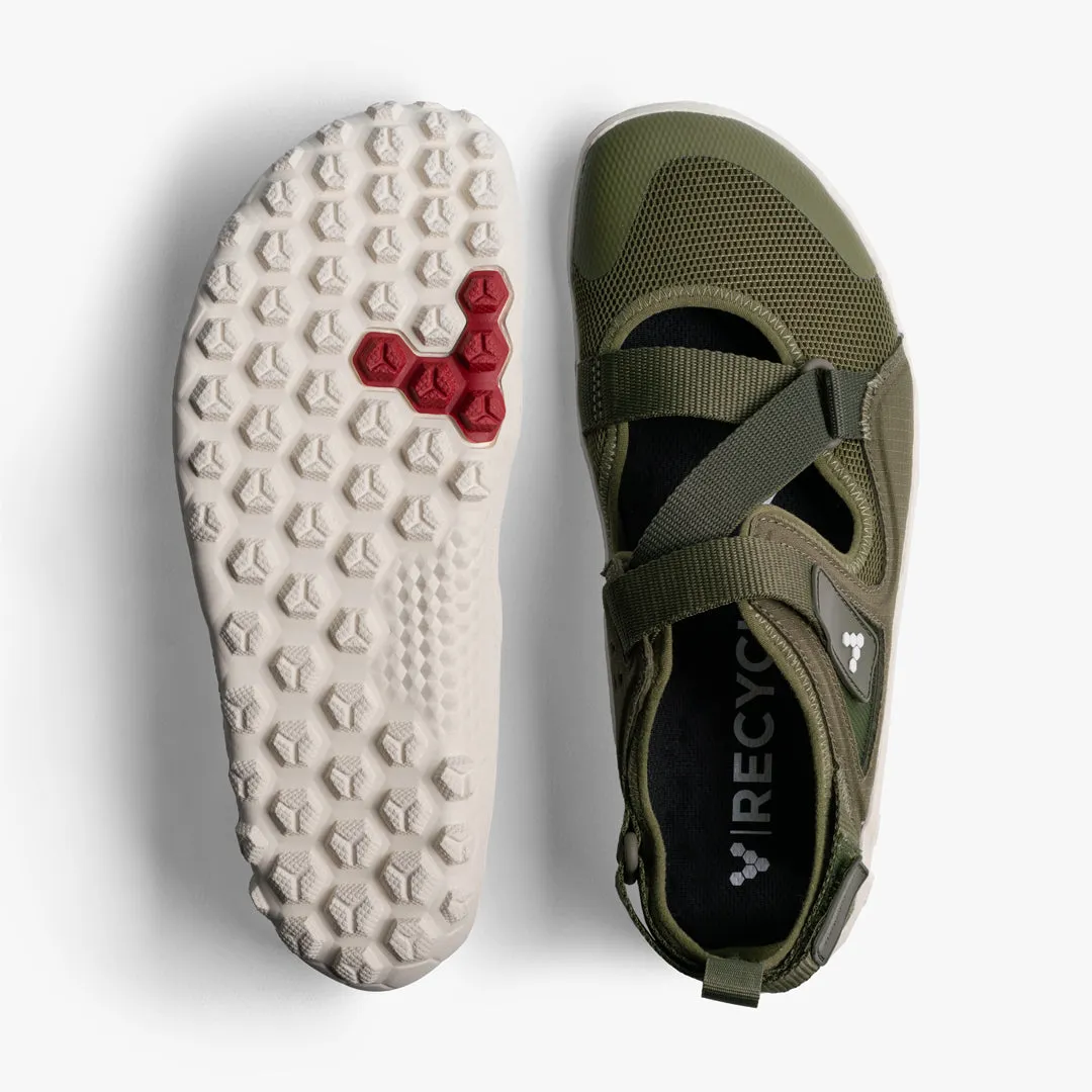 Vivobarefoot Tracker Sandal Womens  Olive
