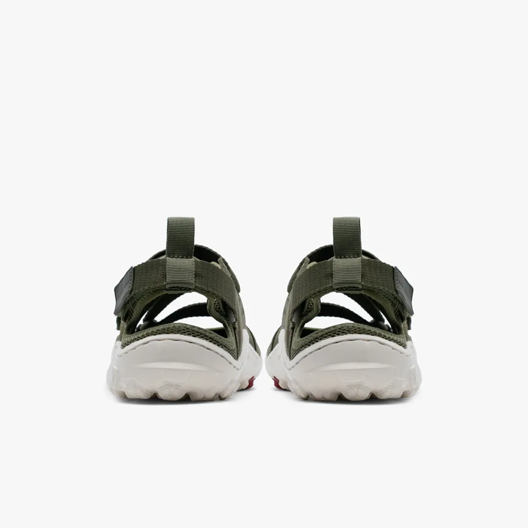 Vivobarefoot Tracker Sandal Womens  Olive
