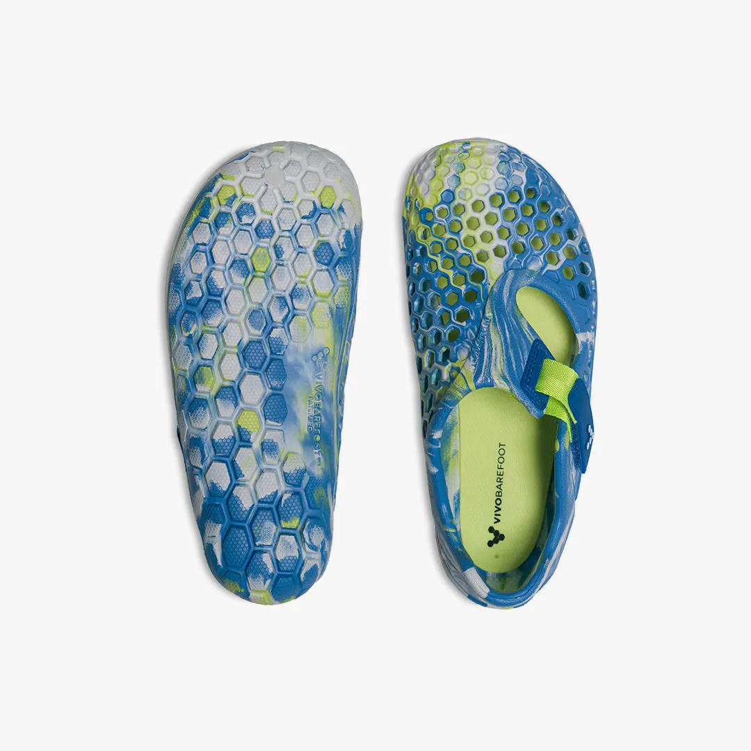 Vivobarefoot Ultra Bloom Kids  Brnesandaler  Blue Aqua