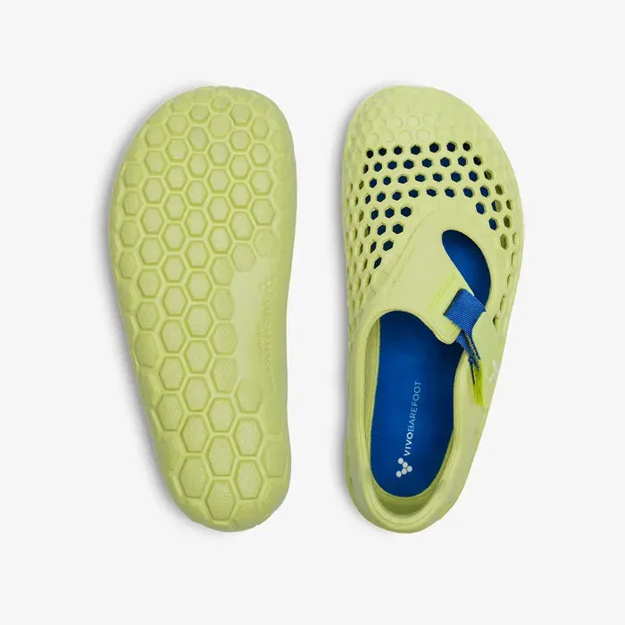 Vivobarefoot Ultra Bloom Kids  Brnesandaler  Sunny Lime