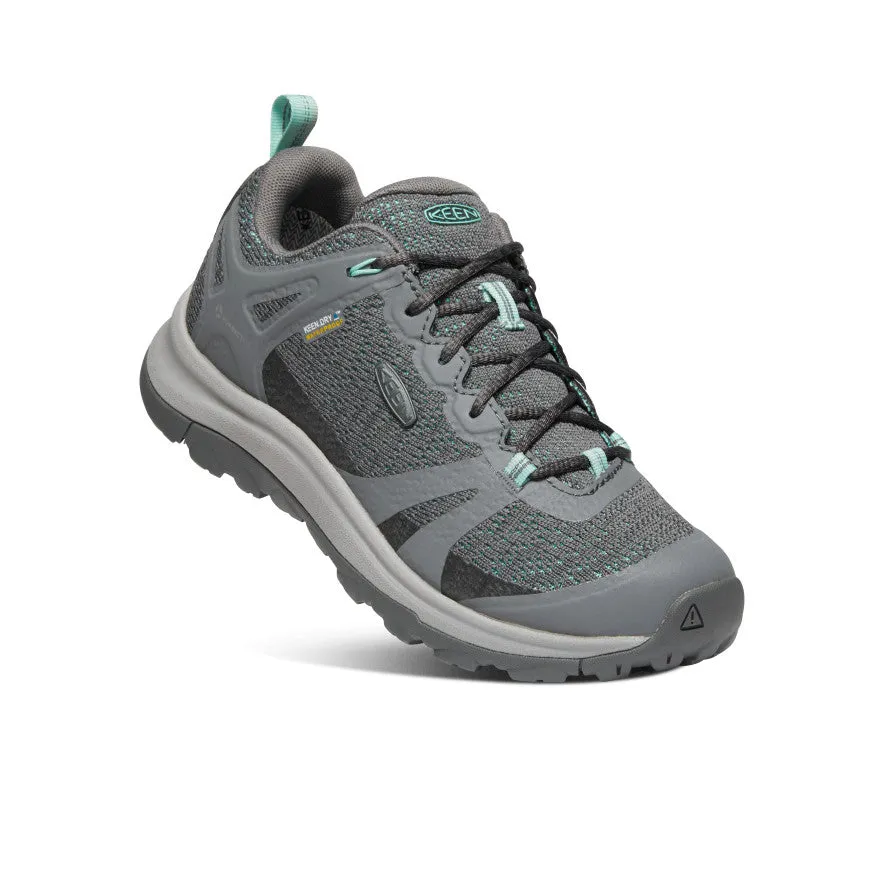 Women's Terradora II Waterproof Hiking Shoe  |  Steel Grey/Ocean Wave KEEN