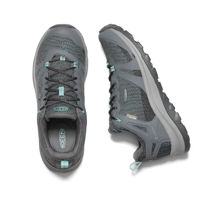 Women's Terradora II Waterproof Hiking Shoe  |  Steel Grey/Ocean Wave KEEN