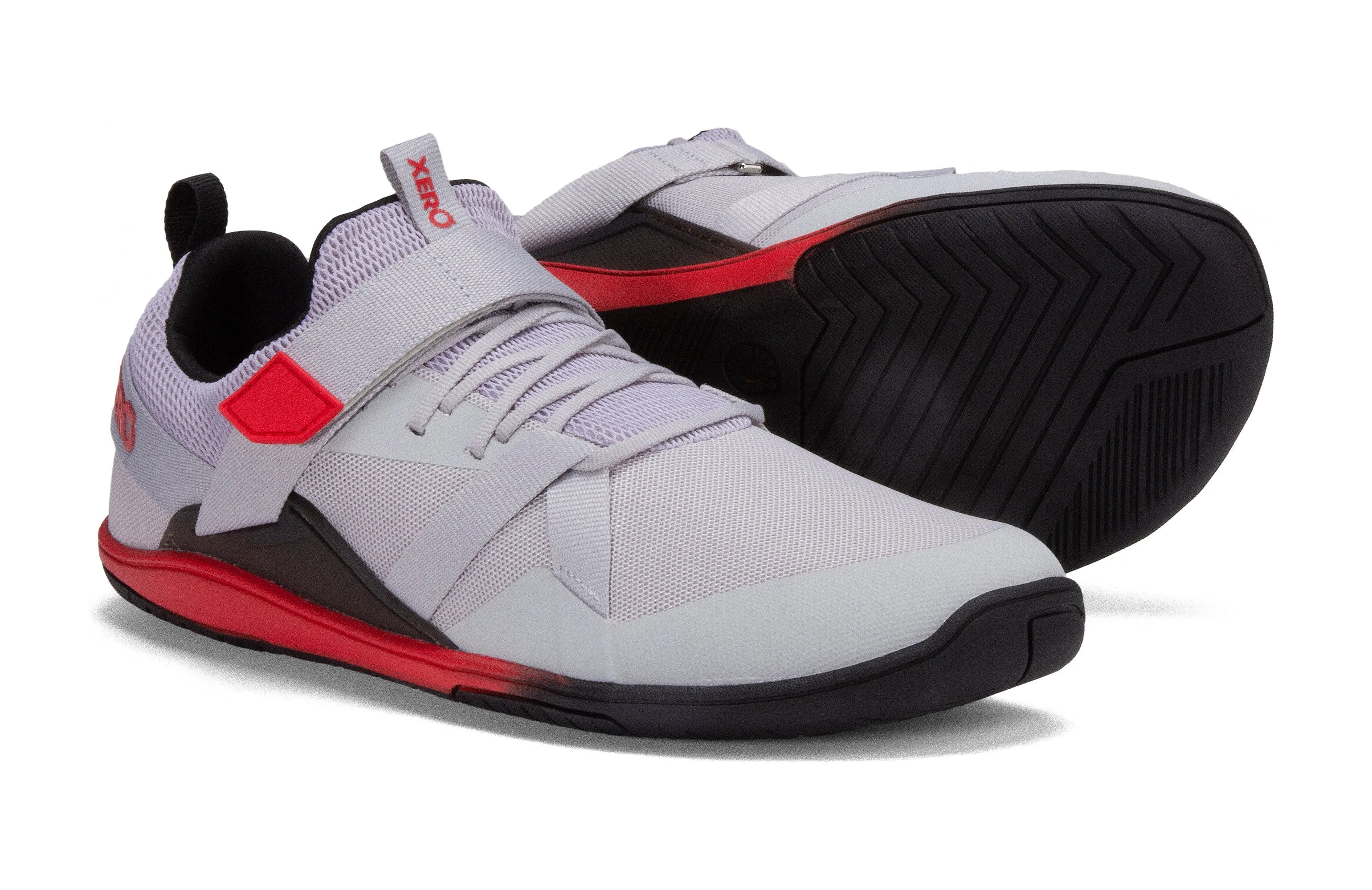 Xero Shoes Forza Trainer Mens  Trningssko  Micro Gray / Red