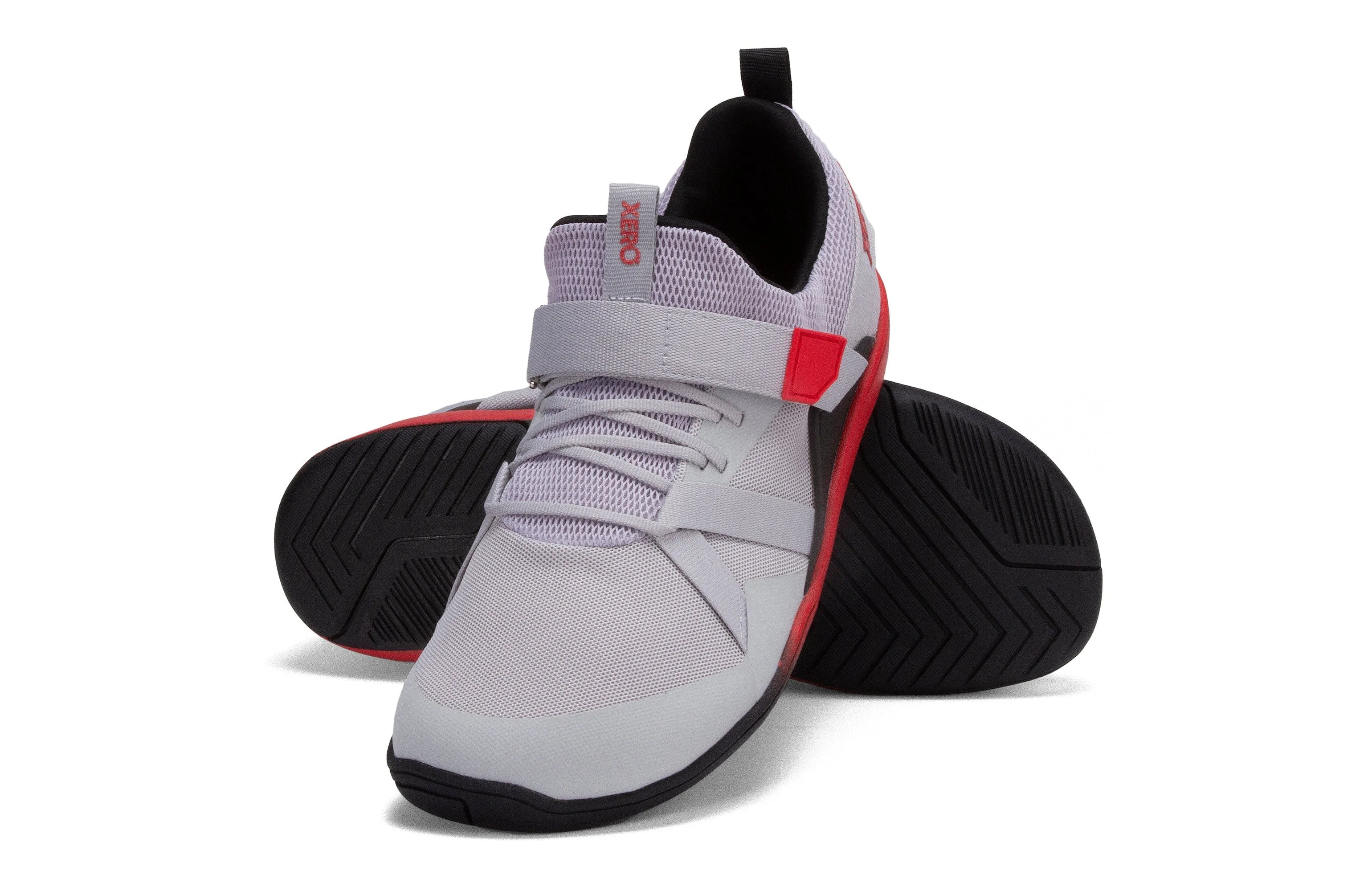 Xero Shoes Forza Trainer Mens  Trningssko  Micro Gray / Red