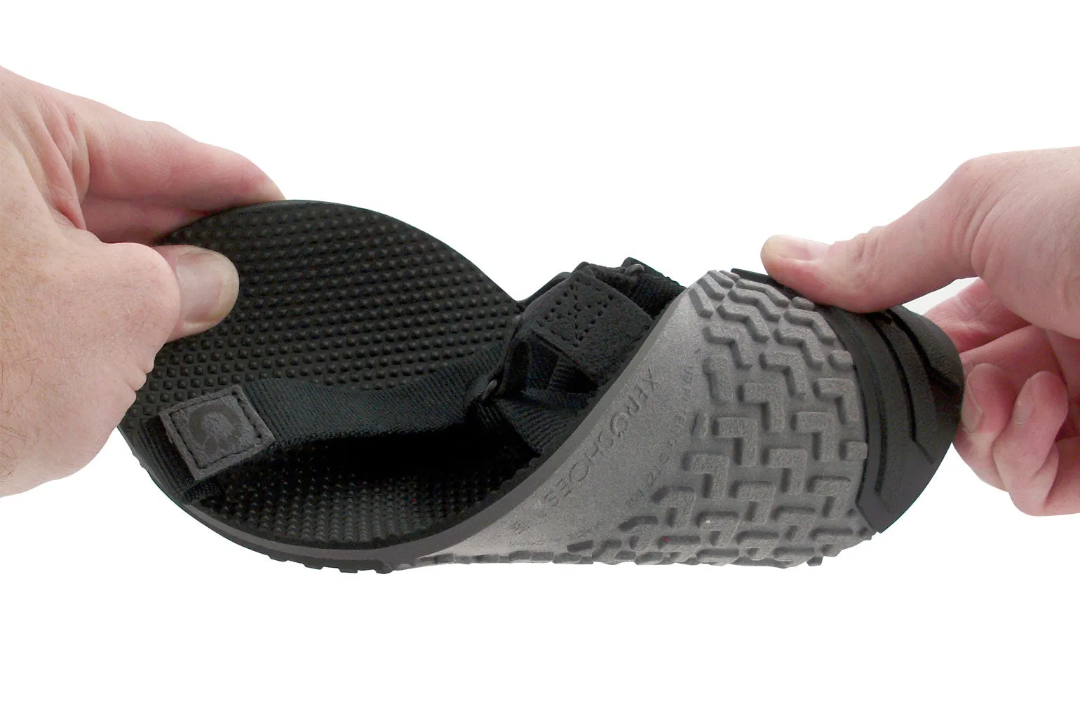 Xero Shoes Naboso Trail Mens  Sandaler Coal Black / Black