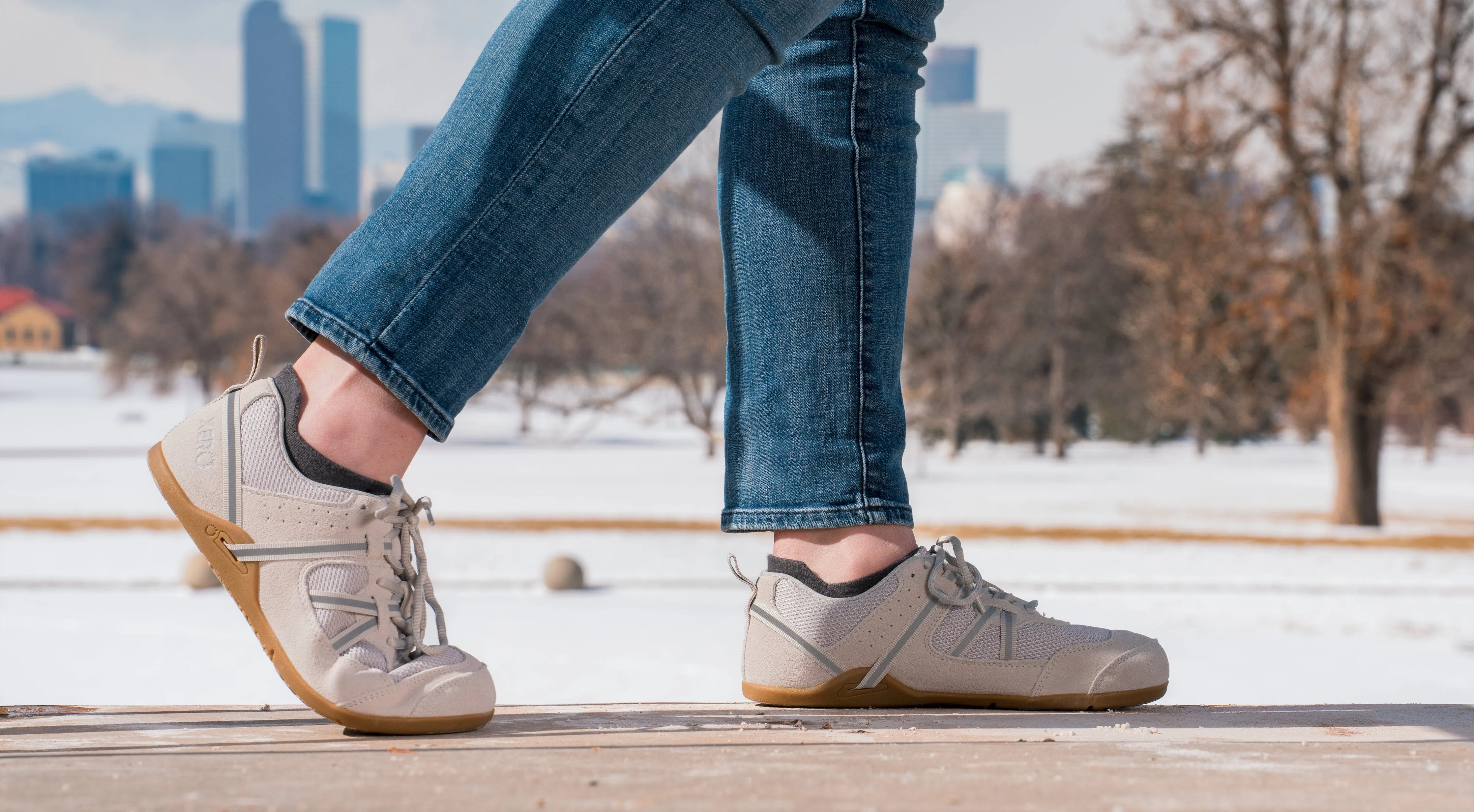 Xero Shoes Prio Suede Womens  Quiet Gray