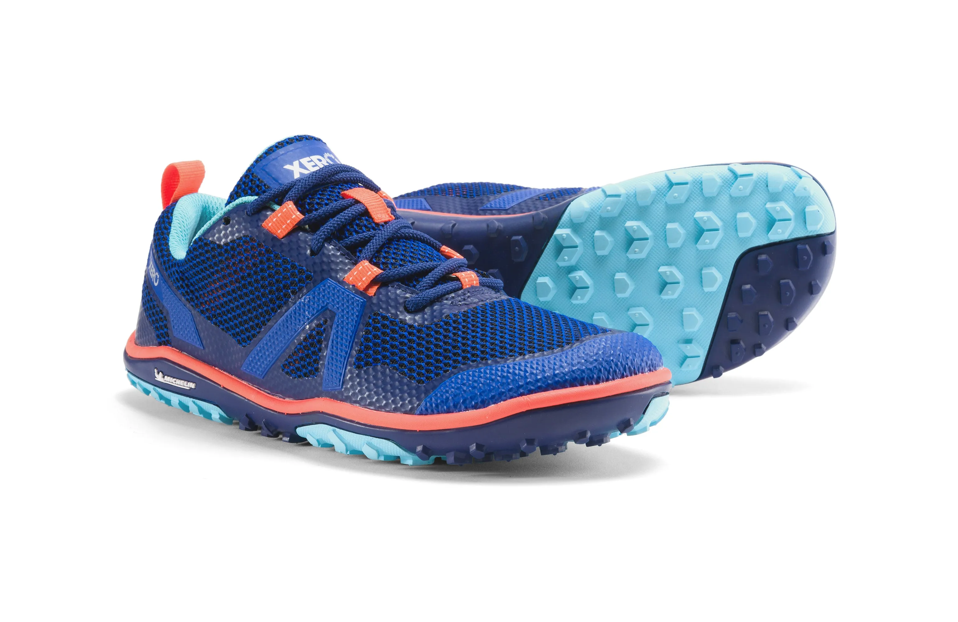 Xero Shoes Scrambler Low Women  Sodalite Blue / Orange