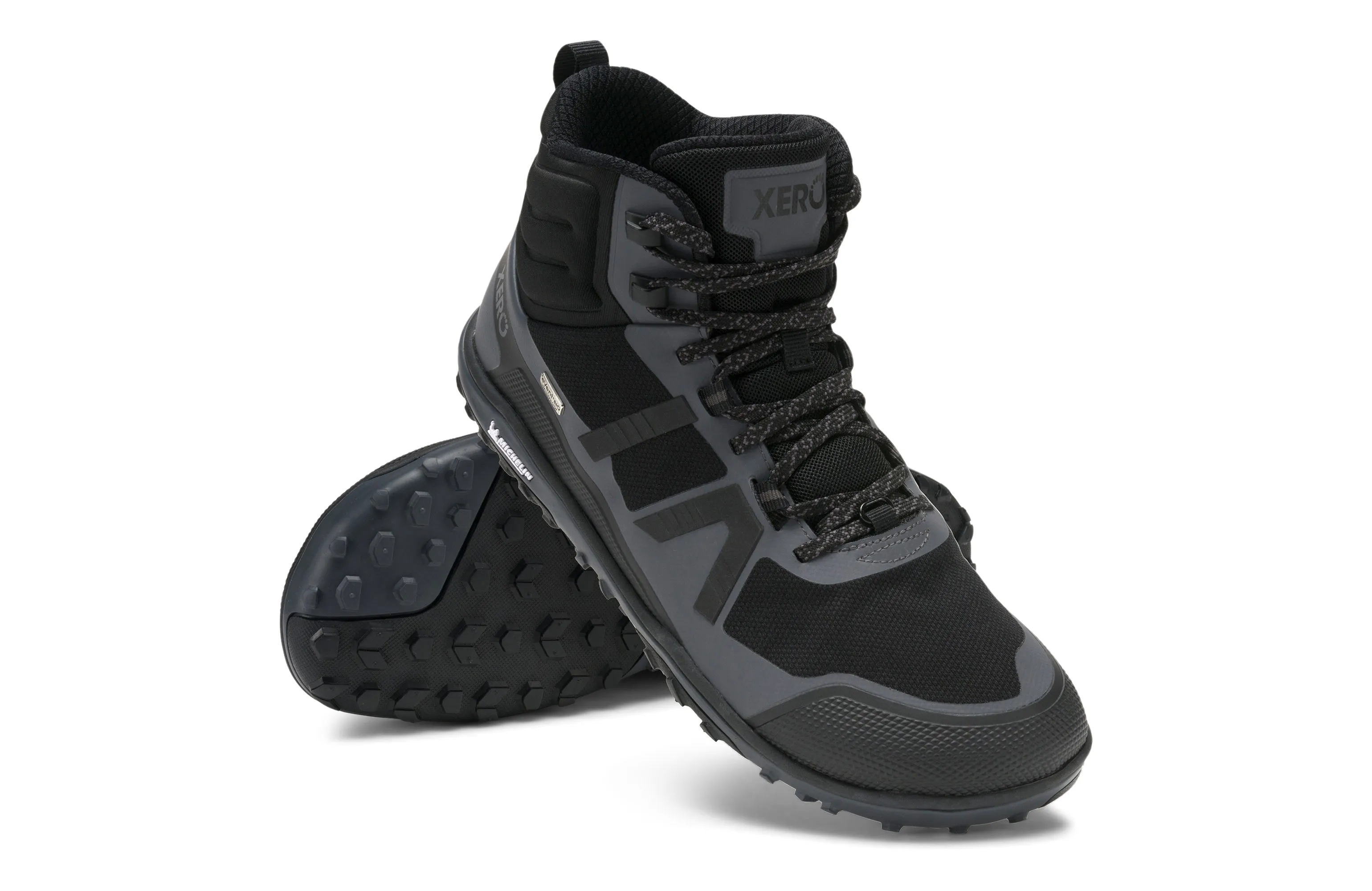 Xero Shoes Scrambler Mid II WP Mens Black / Asphalt