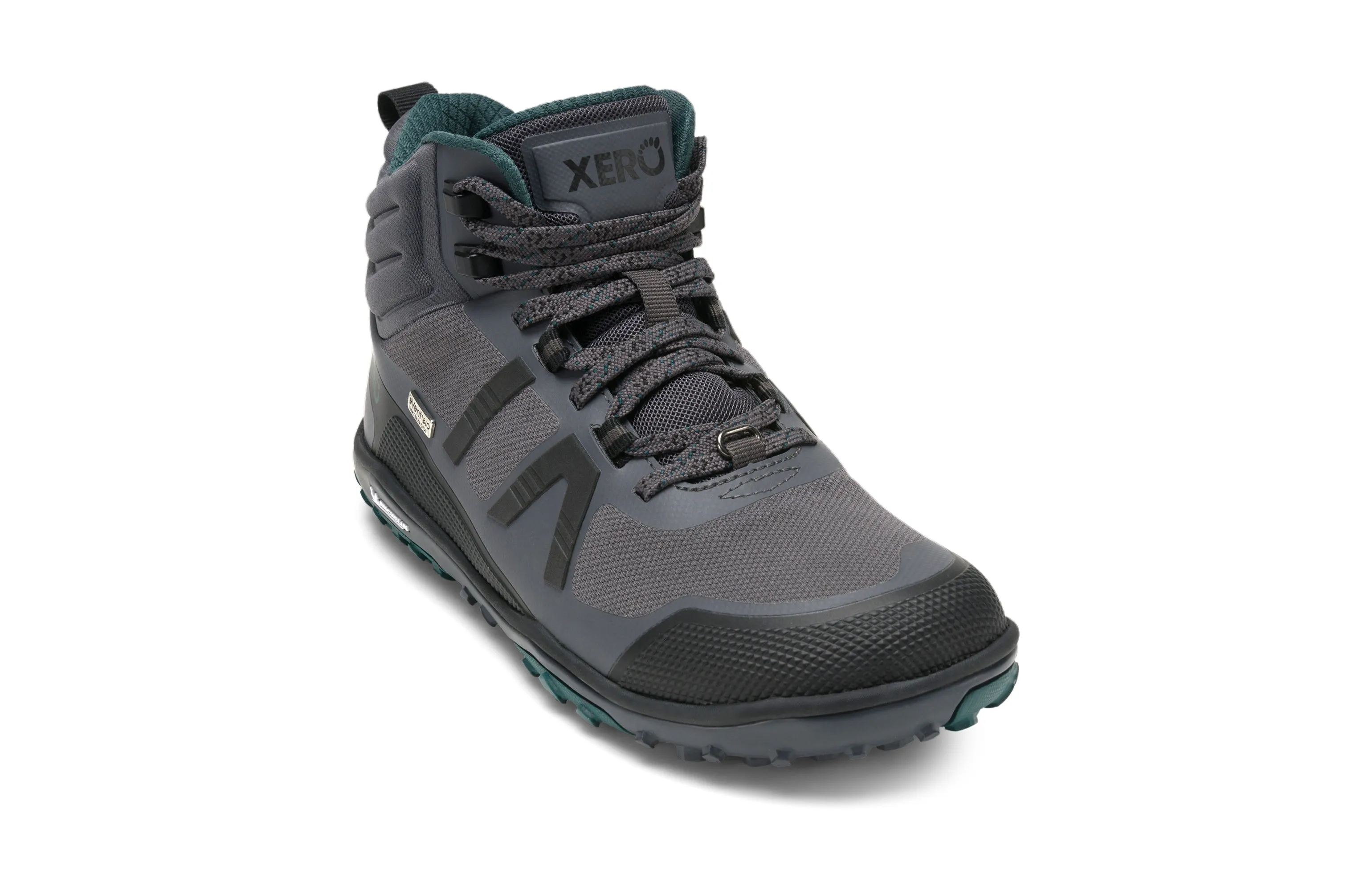 Xero Shoes Scrambler Mid II WP Women  Asphalt/Sea Moss
