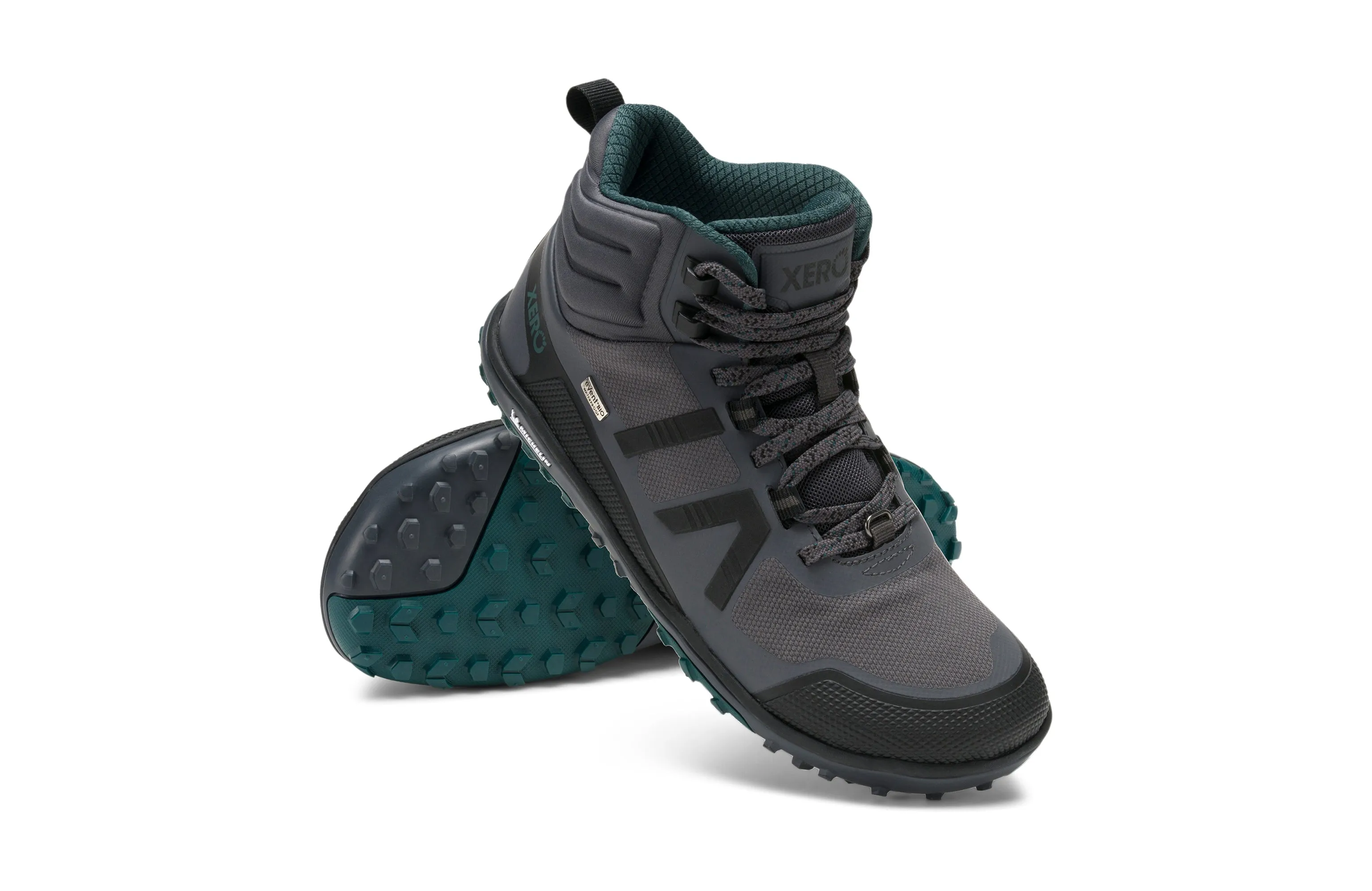 Xero Shoes Scrambler Mid II WP Women  Asphalt/Sea Moss