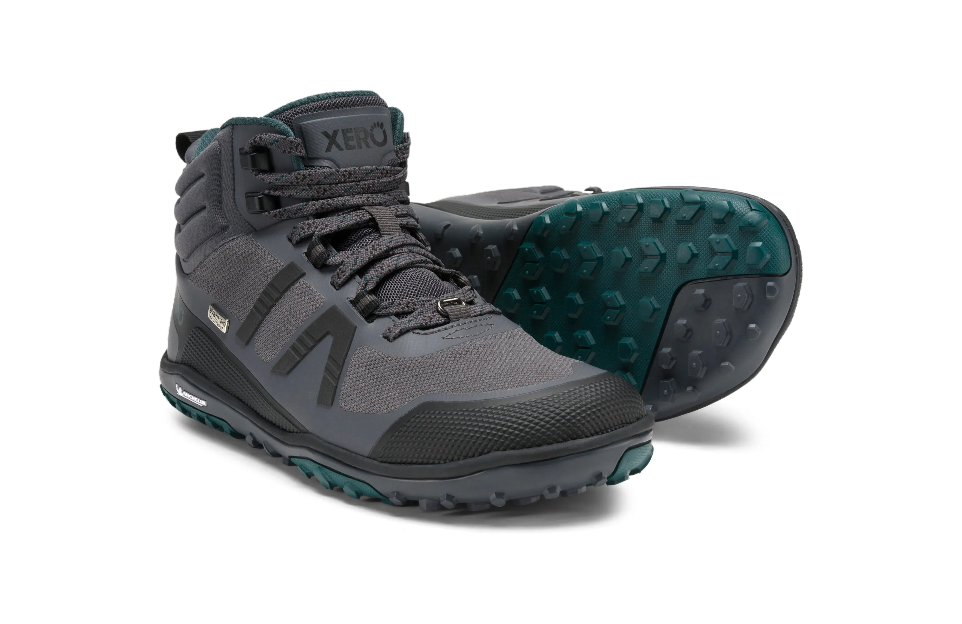 Xero Shoes Scrambler Mid II WP Women  Asphalt/Sea Moss