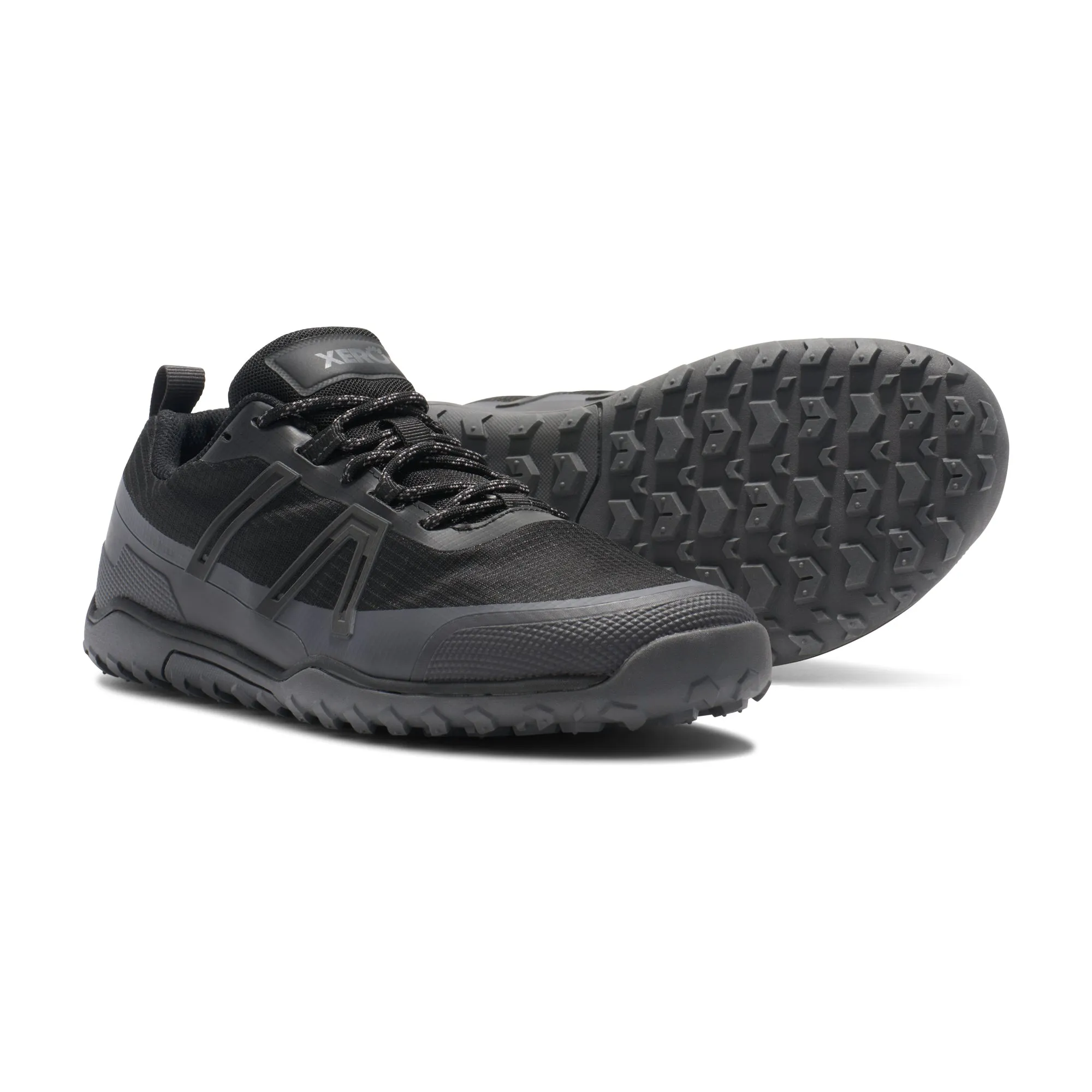 Xero Shoes Scrambler Trail Low Waterproof Mens  Black/Asphalt