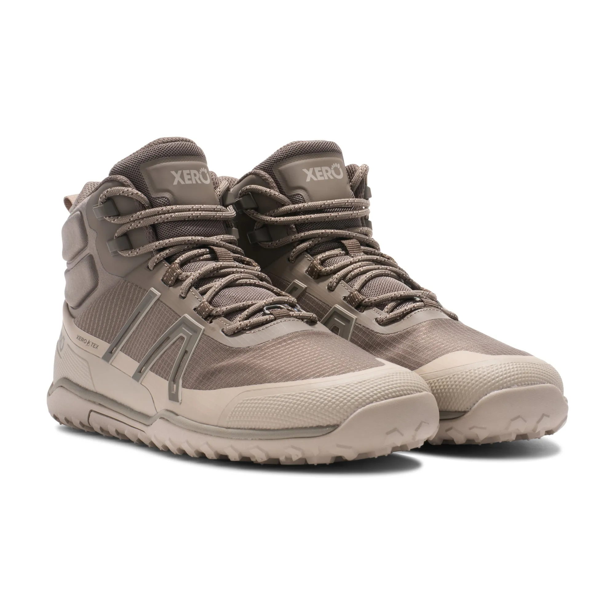Xero Shoes Scrambler Trail Mid Waterproof Mens  Morel/Cashmere