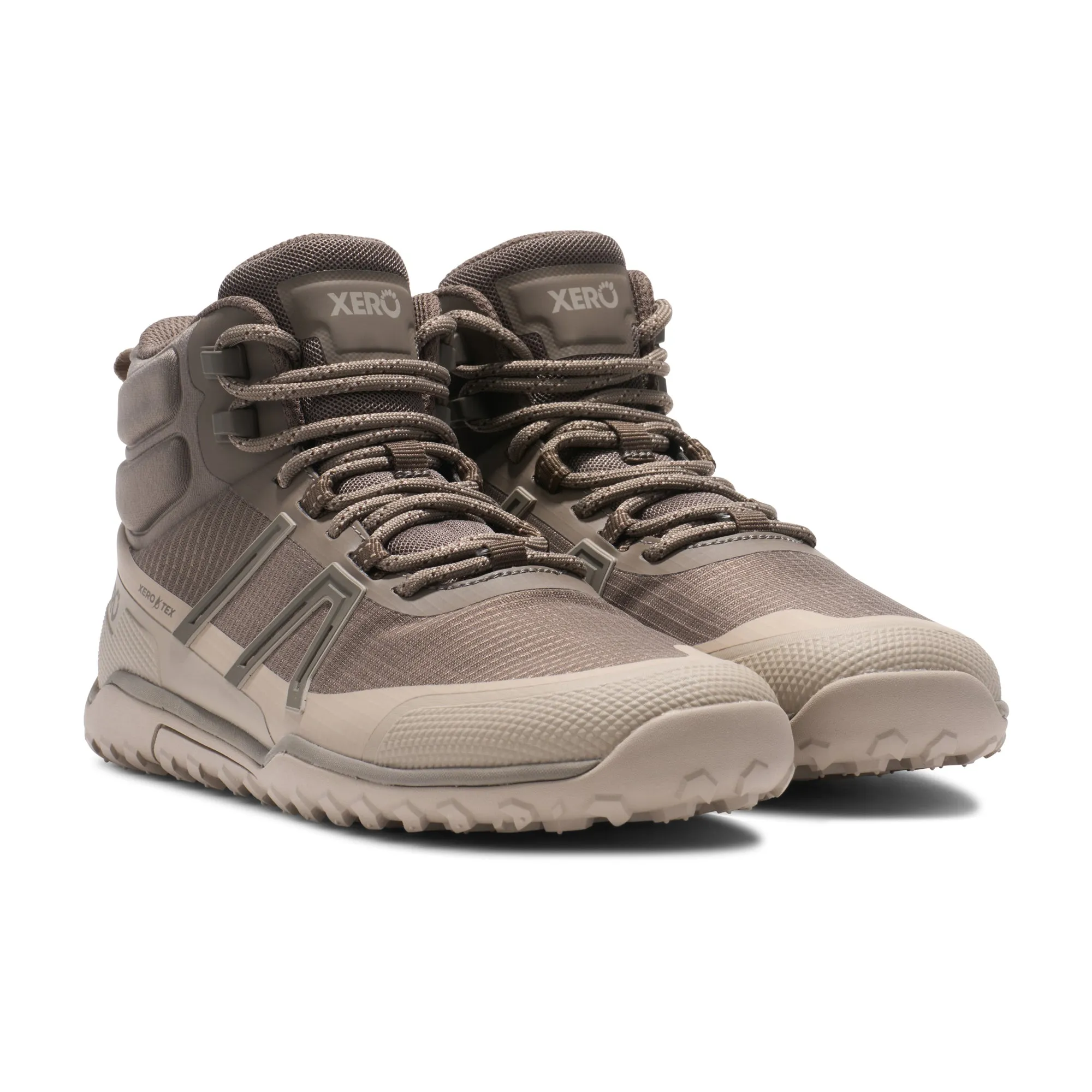 Xero Shoes Scrambler Trail Mid Waterproof Womens  Morel/Cashmere