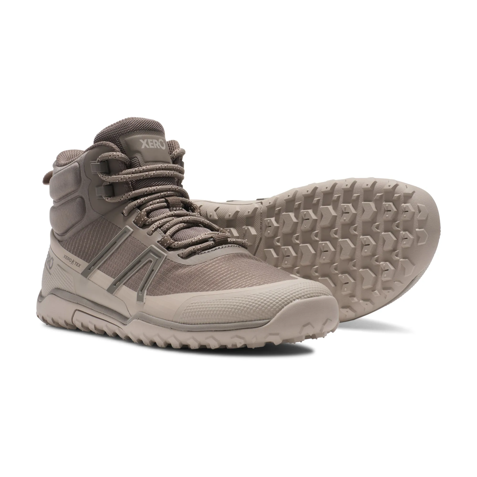 Xero Shoes Scrambler Trail Mid Waterproof Womens  Morel/Cashmere