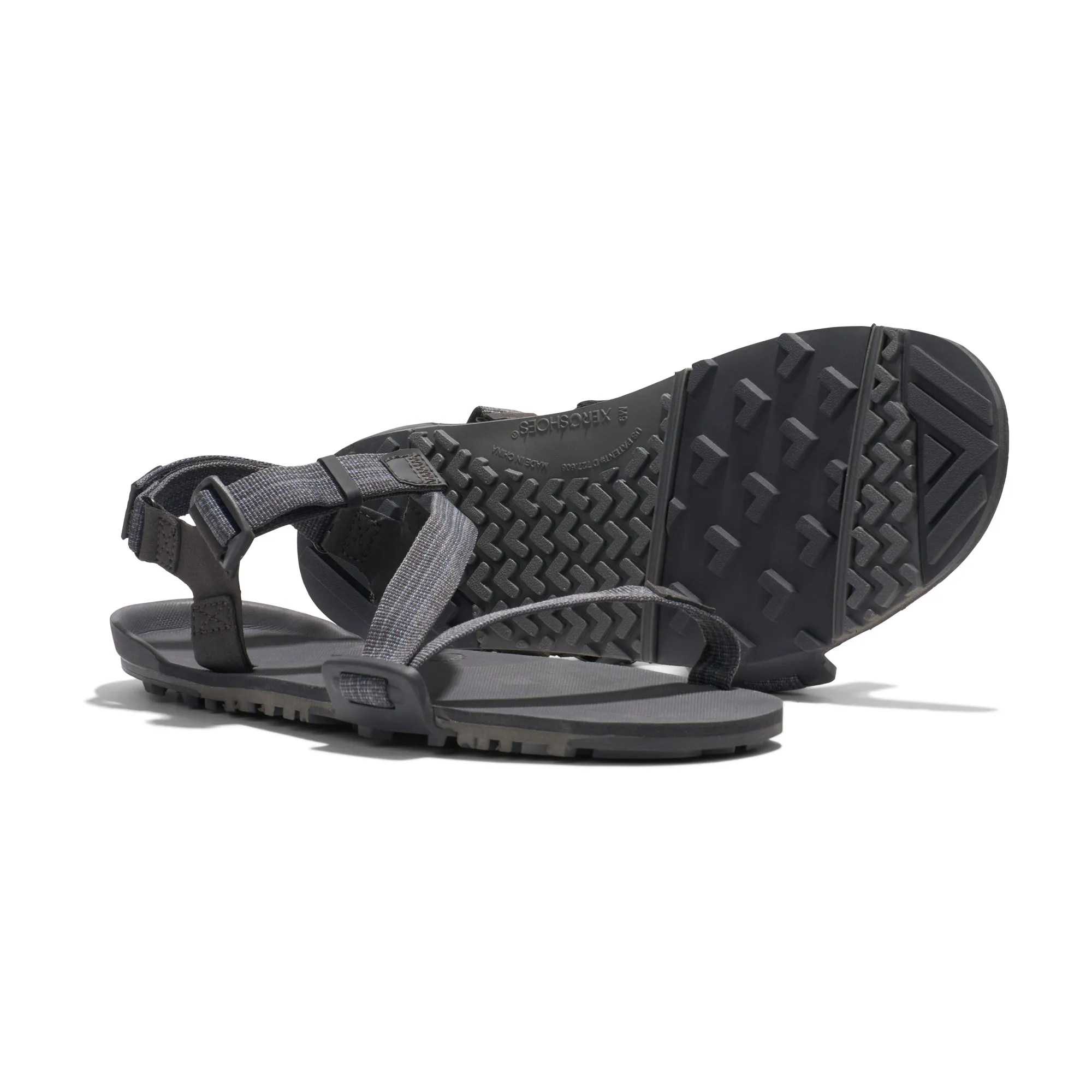Xero Shoes Z-Trail EV Mens  Sandaler  Steel Gray/Asphalt