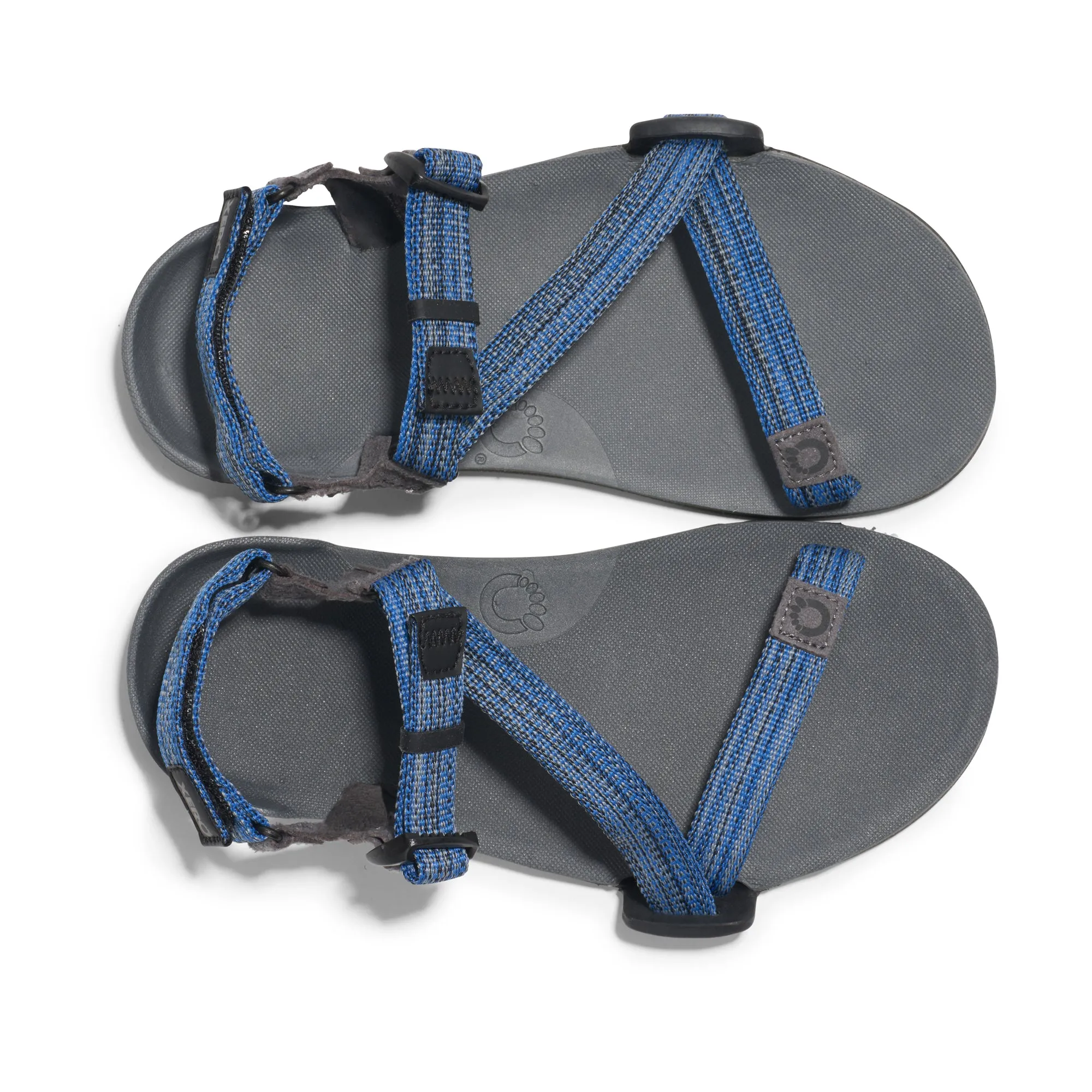 Xero Shoes Z-Trail Kids  Charcoal / Multi-Blue