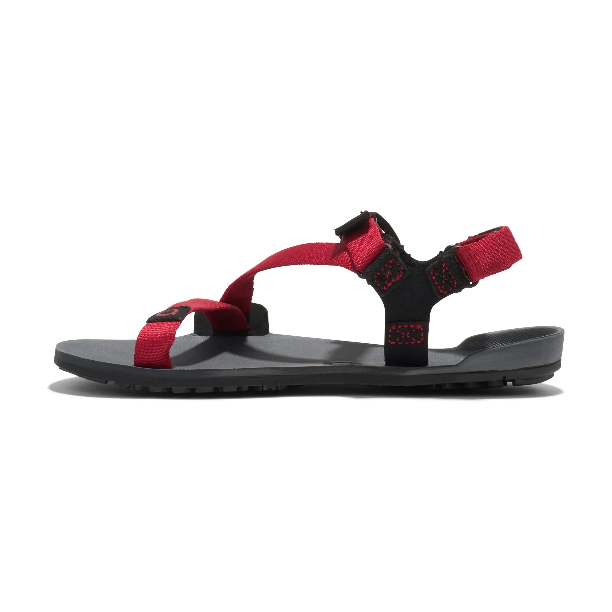 Xero Shoes Z-Trail Kids  Charcoal / Red Pepper