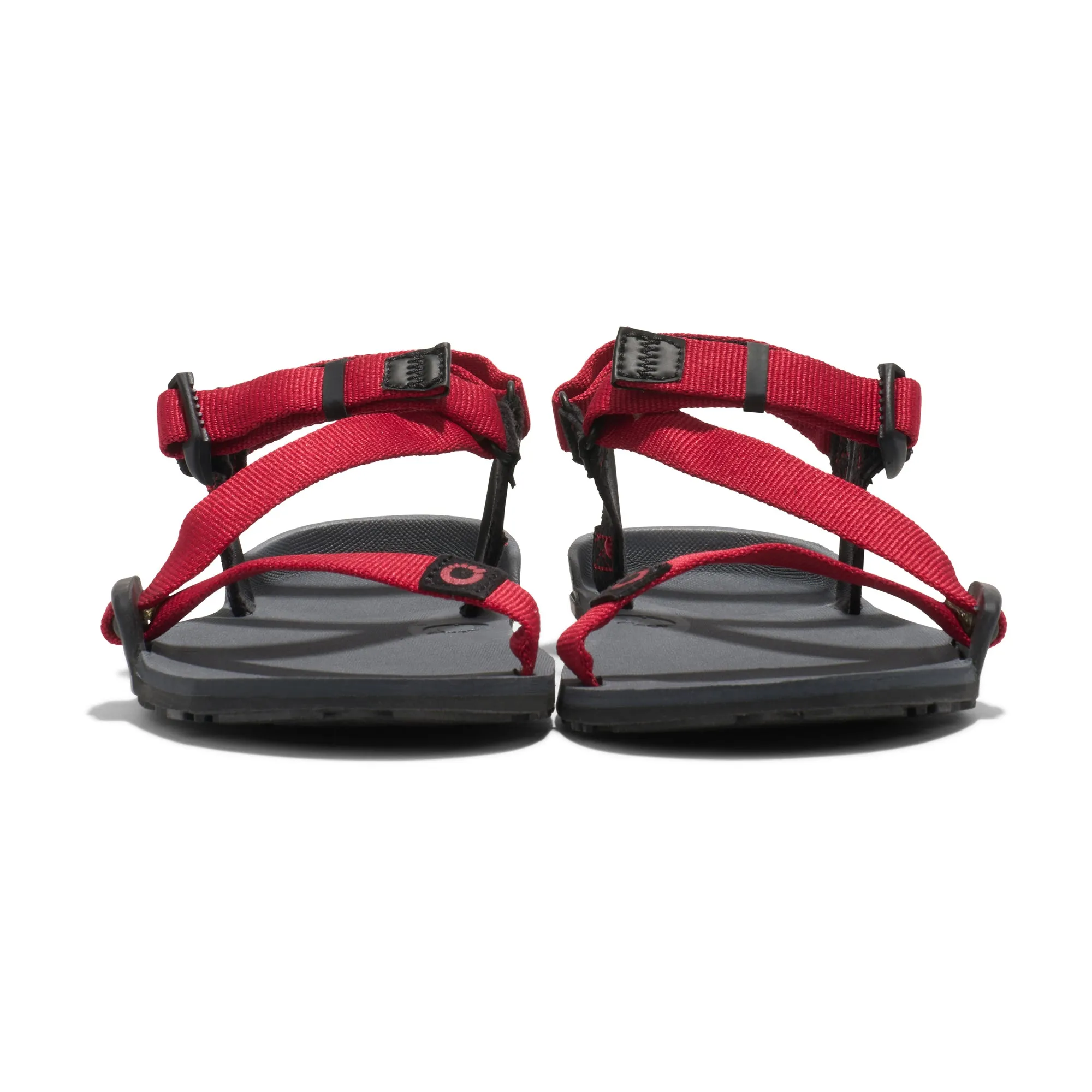 Xero Shoes Z-Trail Kids  Charcoal / Red Pepper