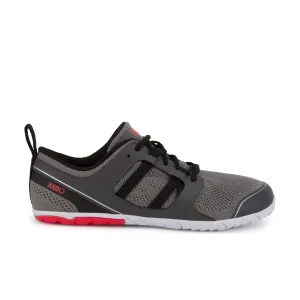 Xero Shoes Zelen Mens  Dark Gray / Red